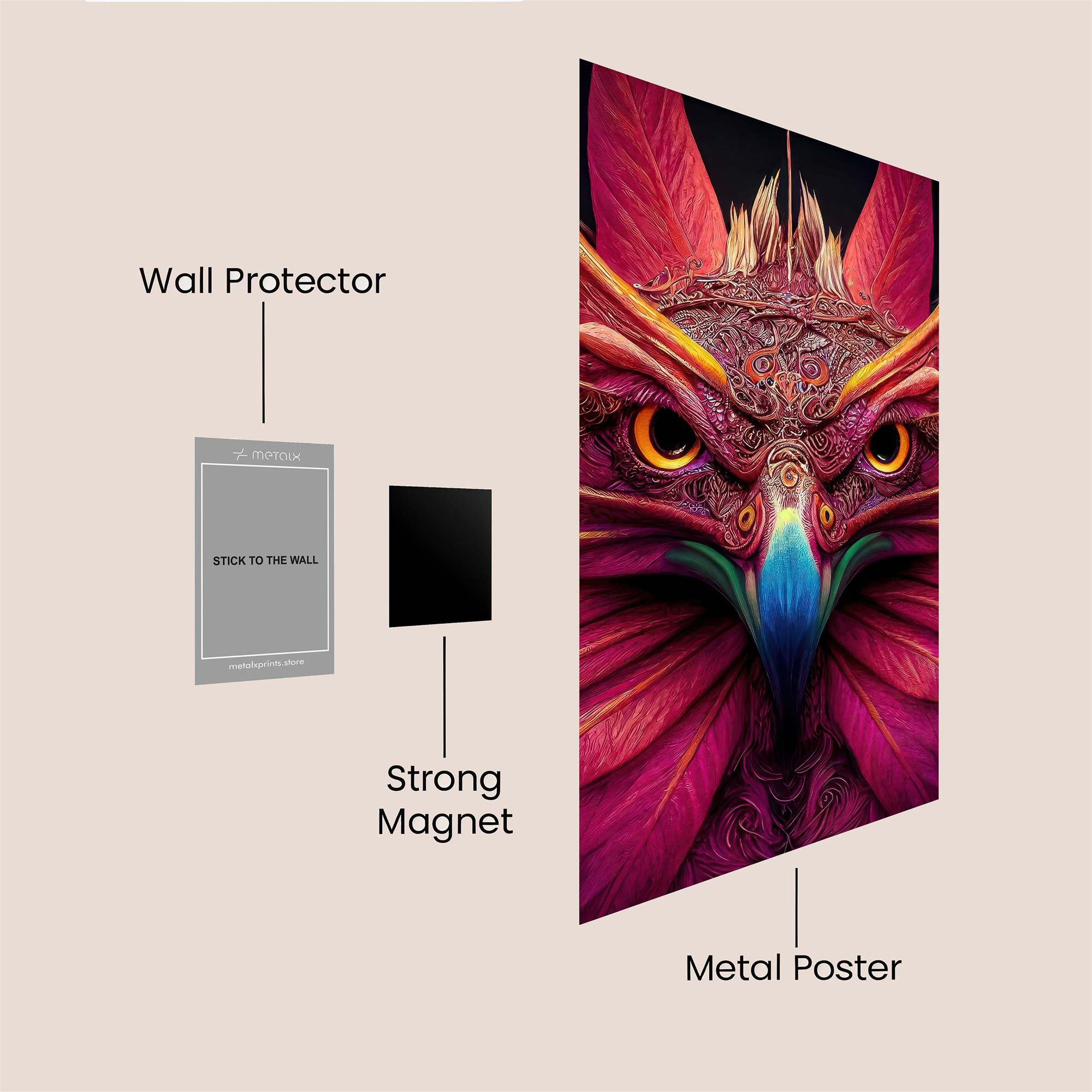 Phoenix Enigma Safe Wall Magnetic / M