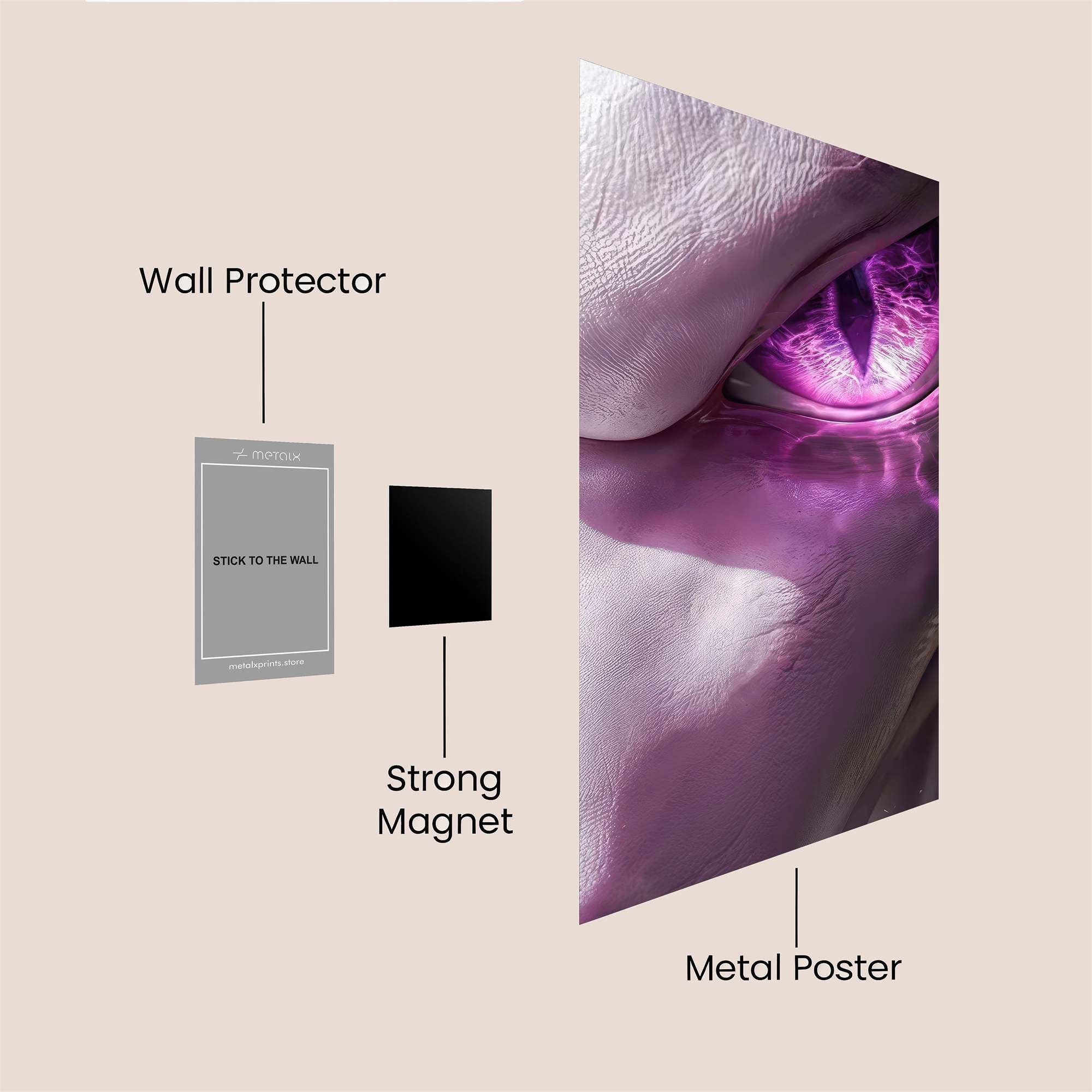 MoonSerenade Safe Wall Magnetic / M