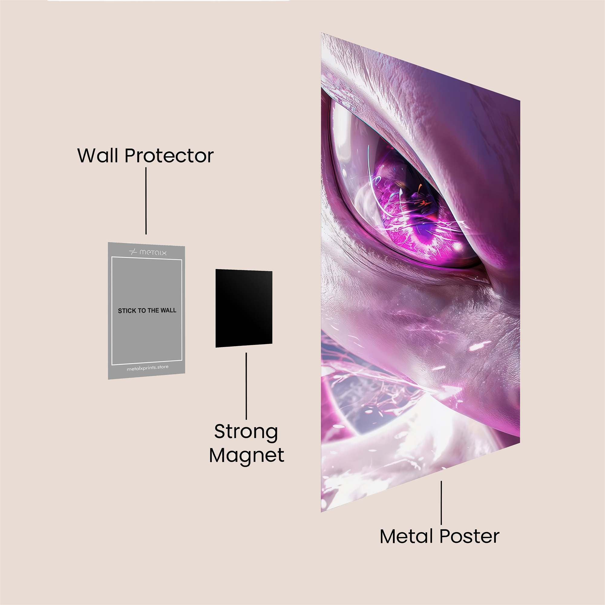 MoonSerenade Safe Wall Magnetic / M