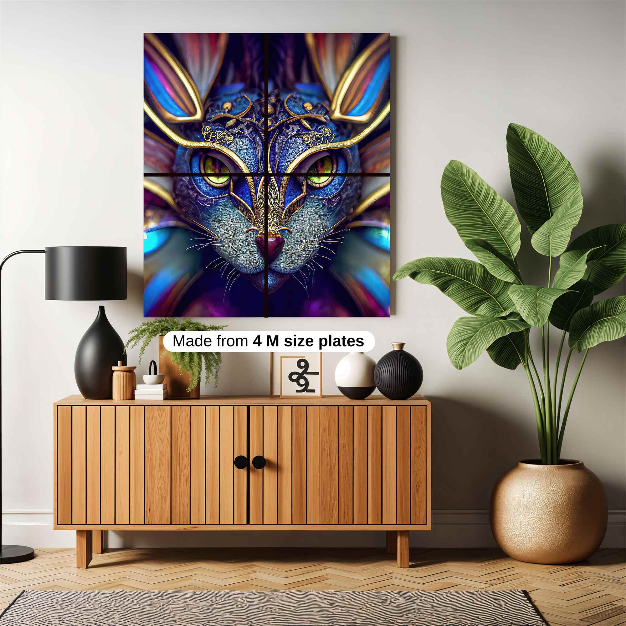 Mystic Cat Safe Wall Magnetic / M