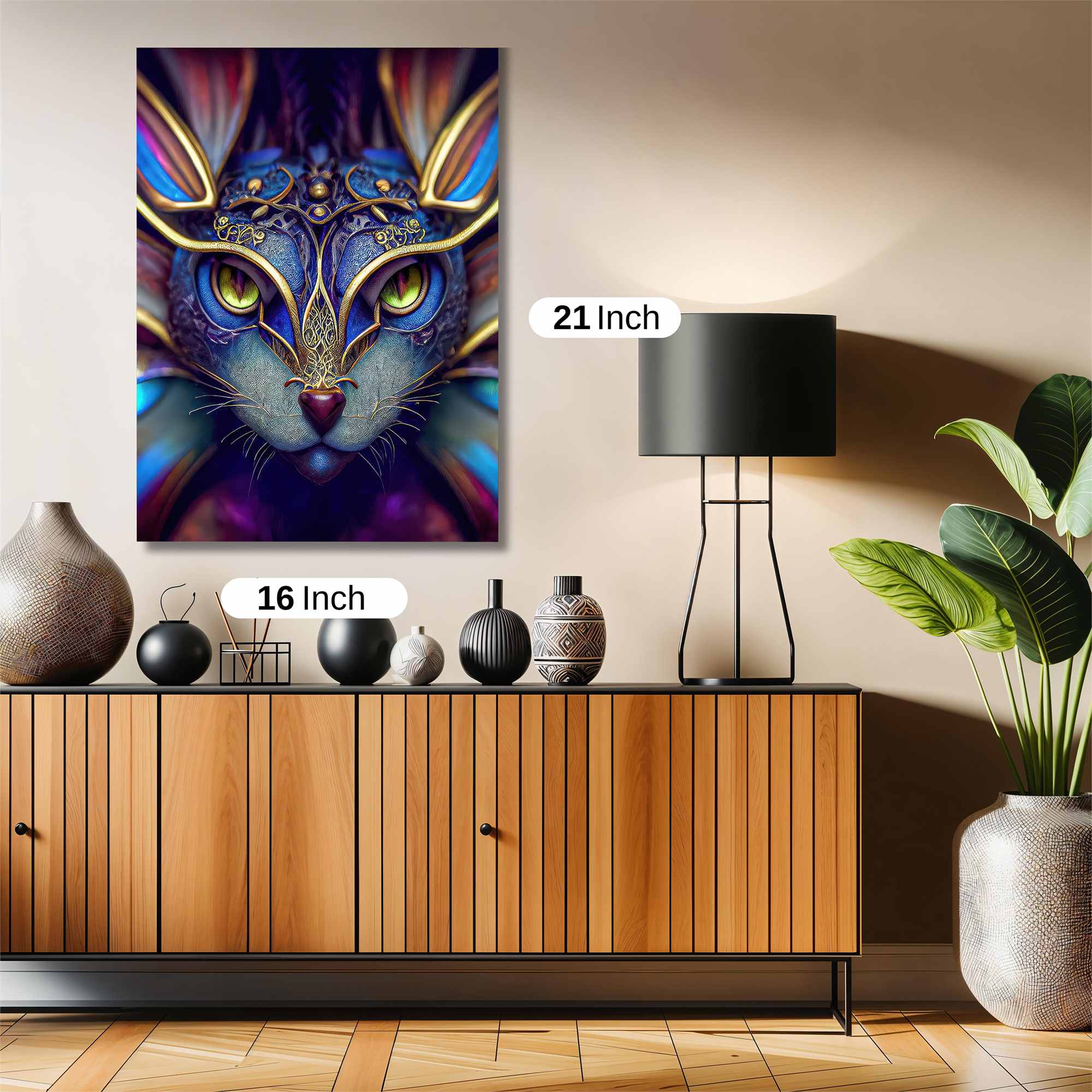 Mystic Cat Safe Wall Magnetic / M