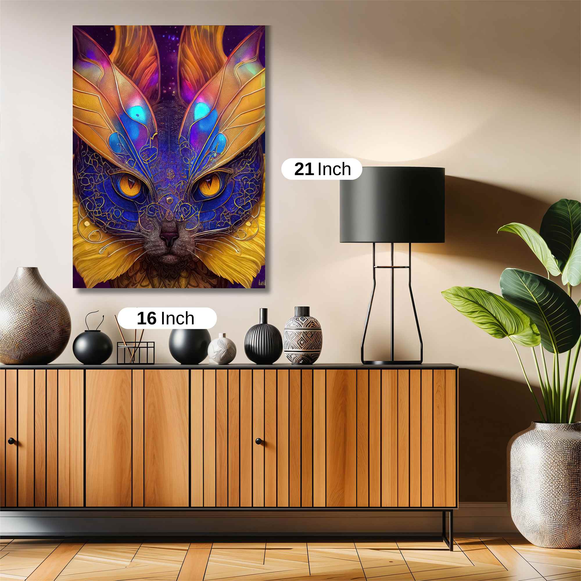 Cosmic Cat Safe Wall Magnetic / M