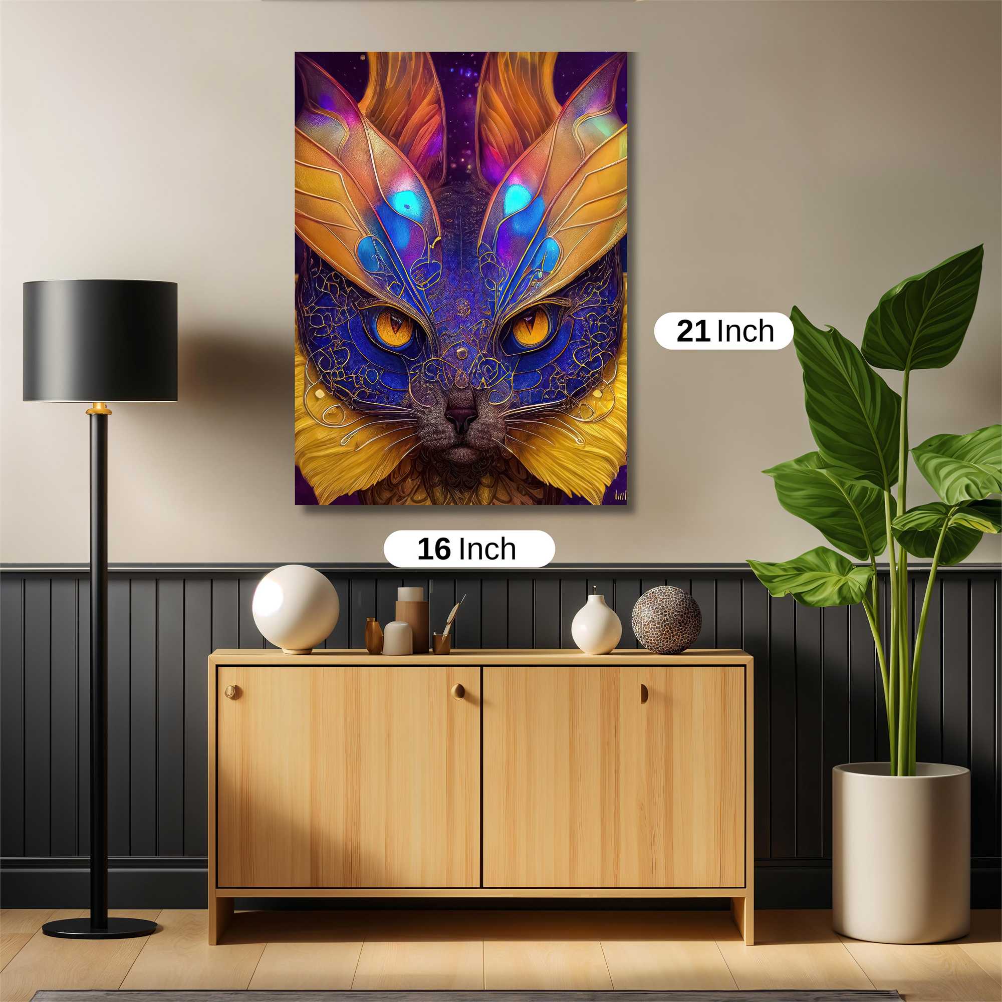 Cosmic Cat Safe Wall Magnetic / M