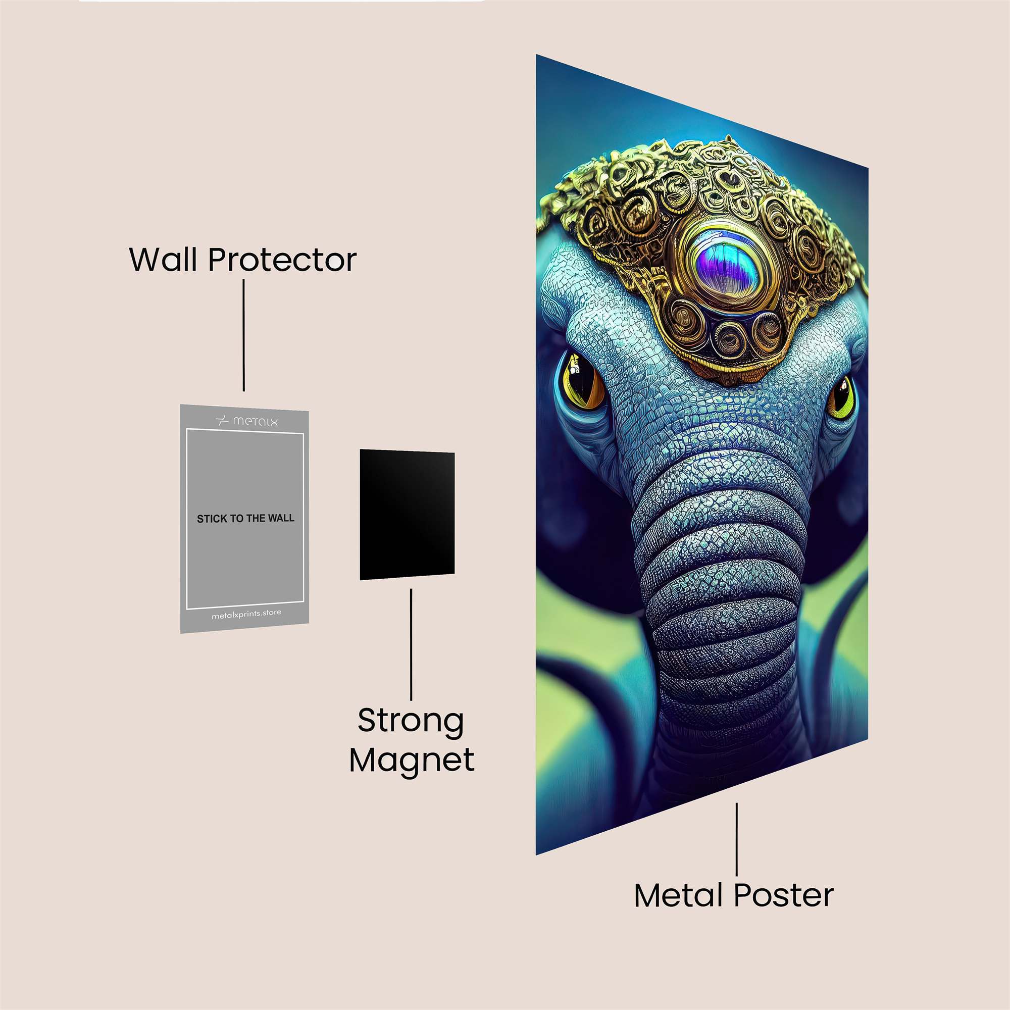 Ganesha Enigma Safe Wall Magnetic / M