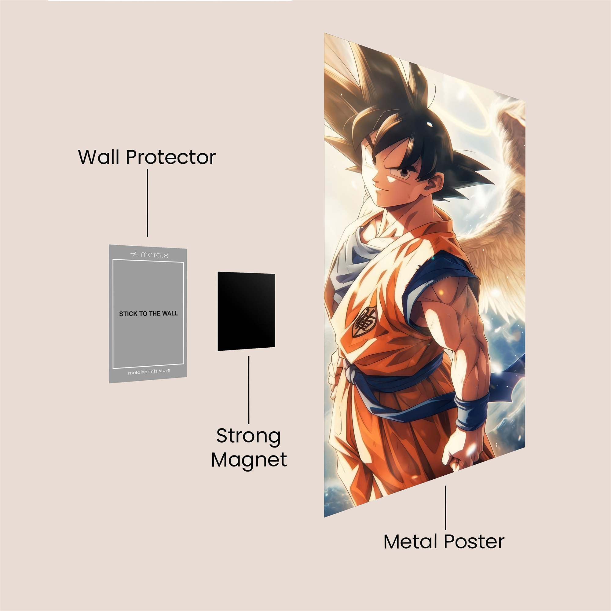 Goku Seraphic Safe Wall Magnetic / M
