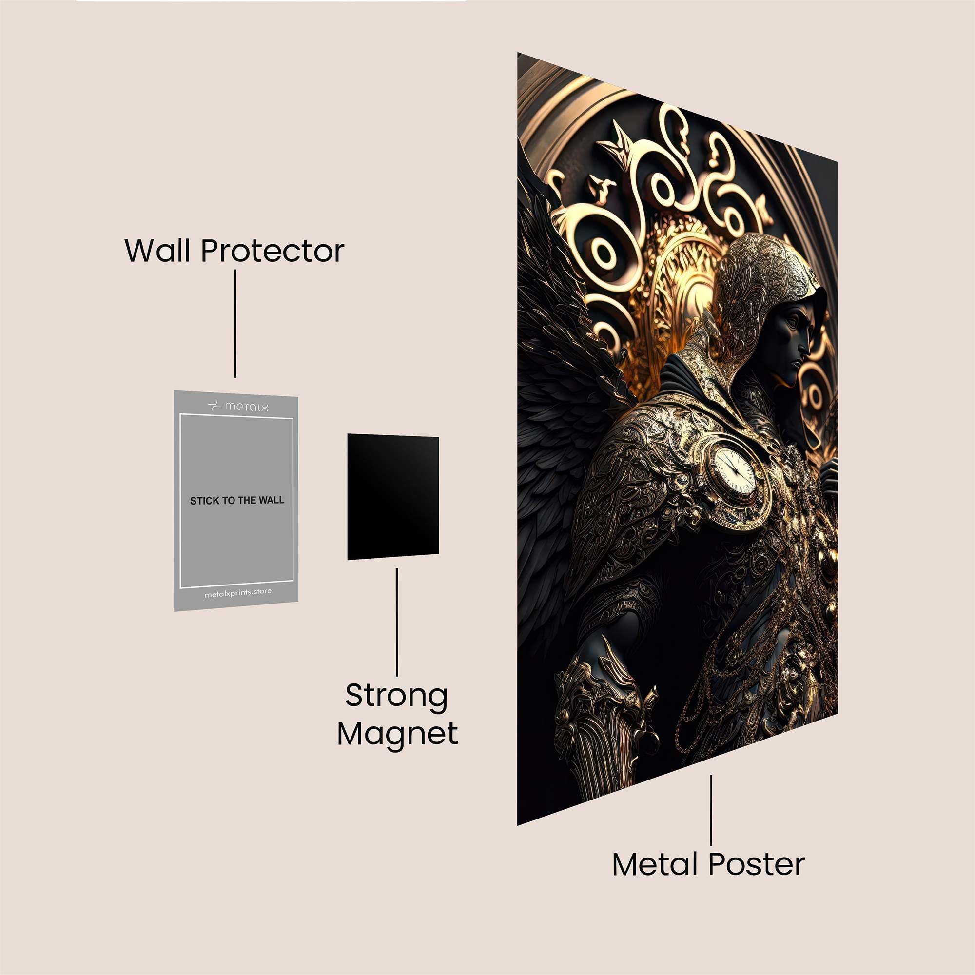 Angel Enigma Safe Wall Magnetic / M