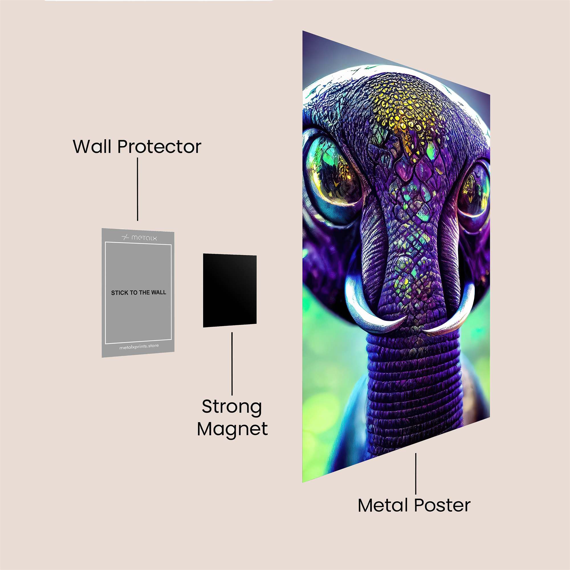 Alien Enigma Safe Wall Magnetic / M