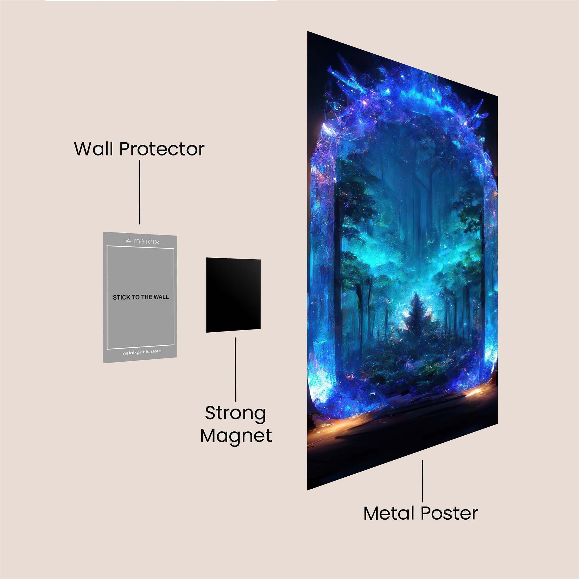 Forest Whisper Safe Wall Magnetic / M