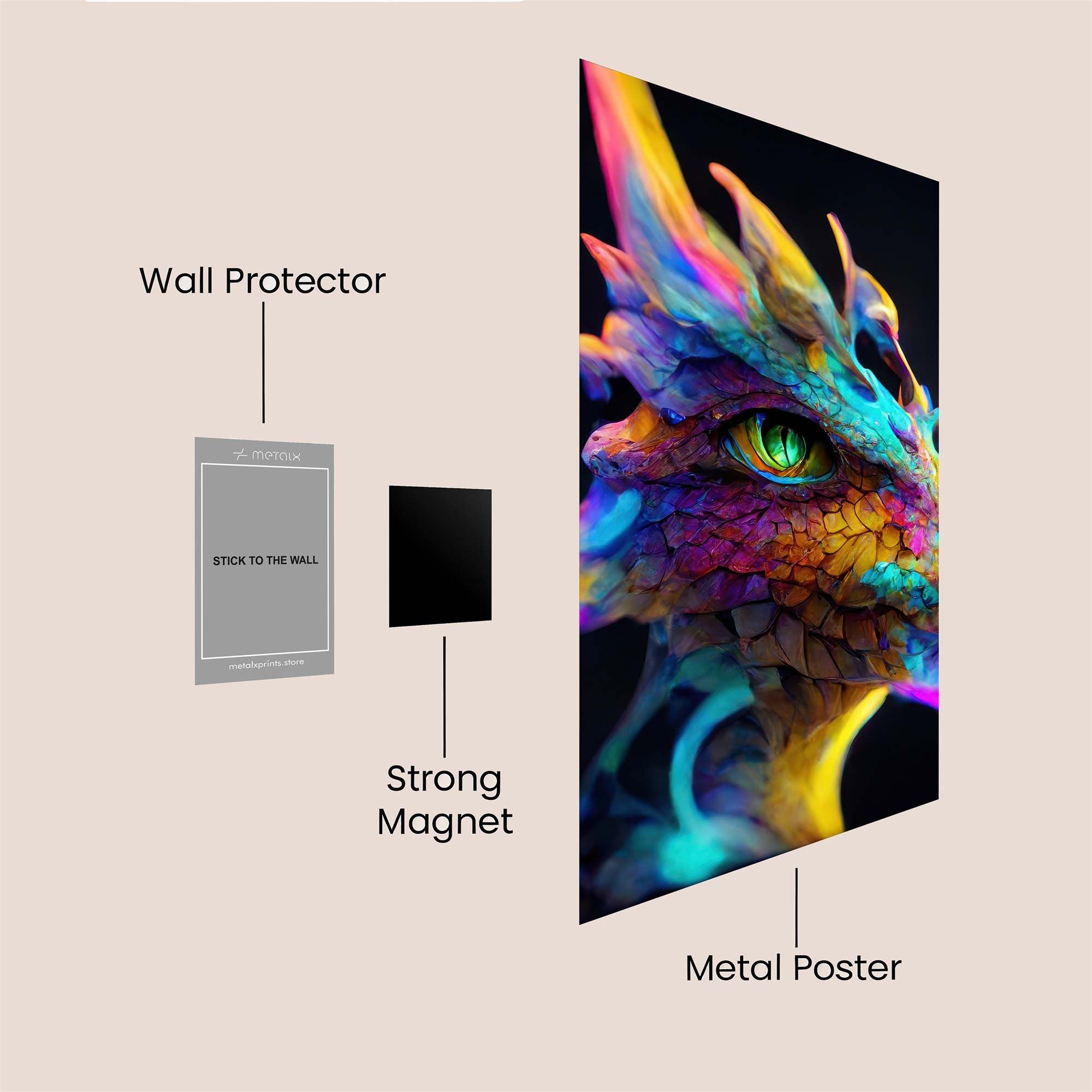 Dragon Radiance Safe Wall Magnetic / M