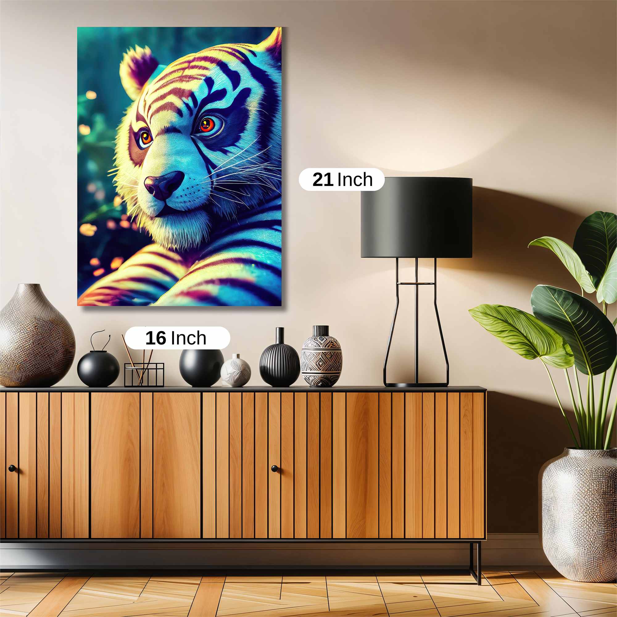Tiger Tranquil Safe Wall Magnetic / M