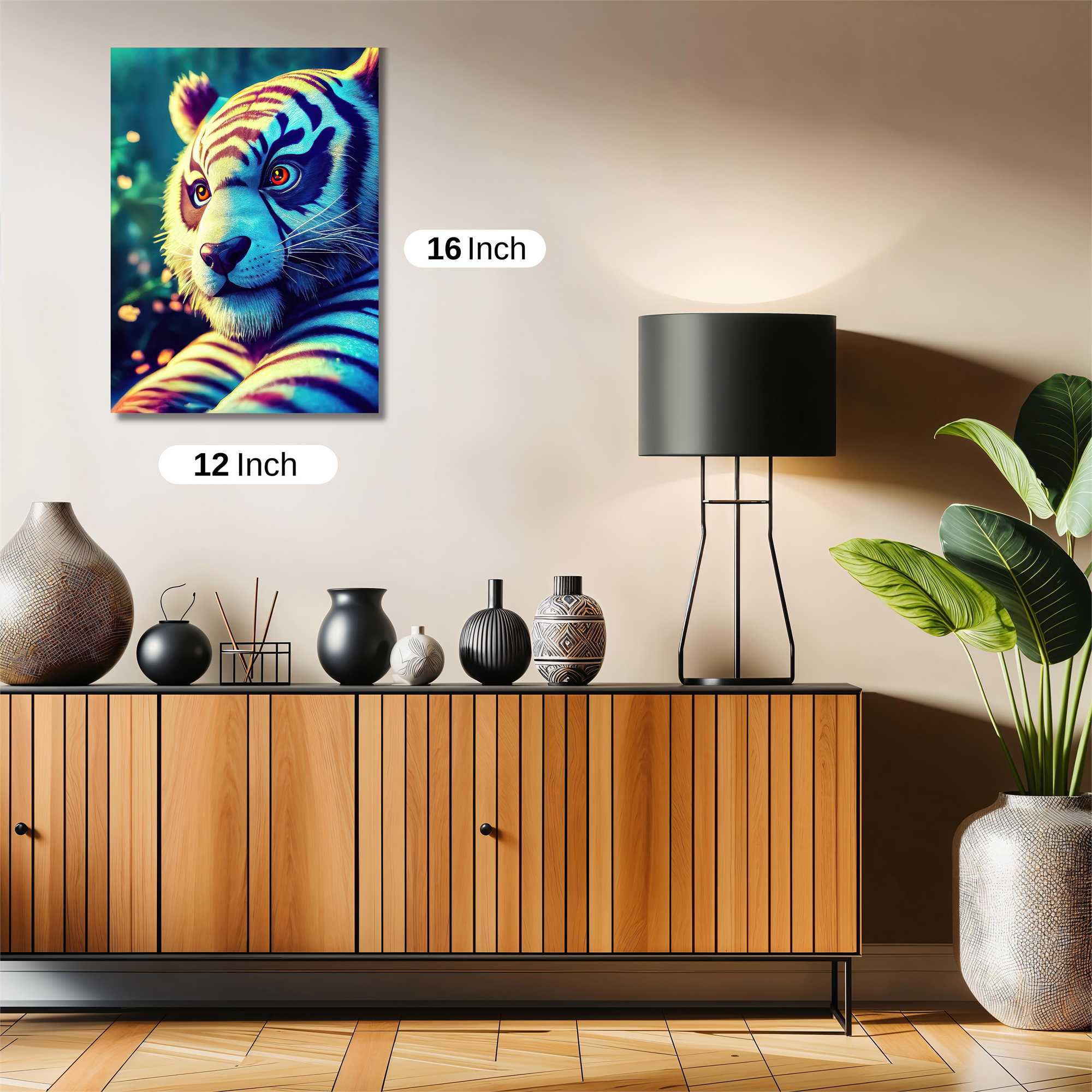 Tiger Tranquil Safe Wall Magnetic / M