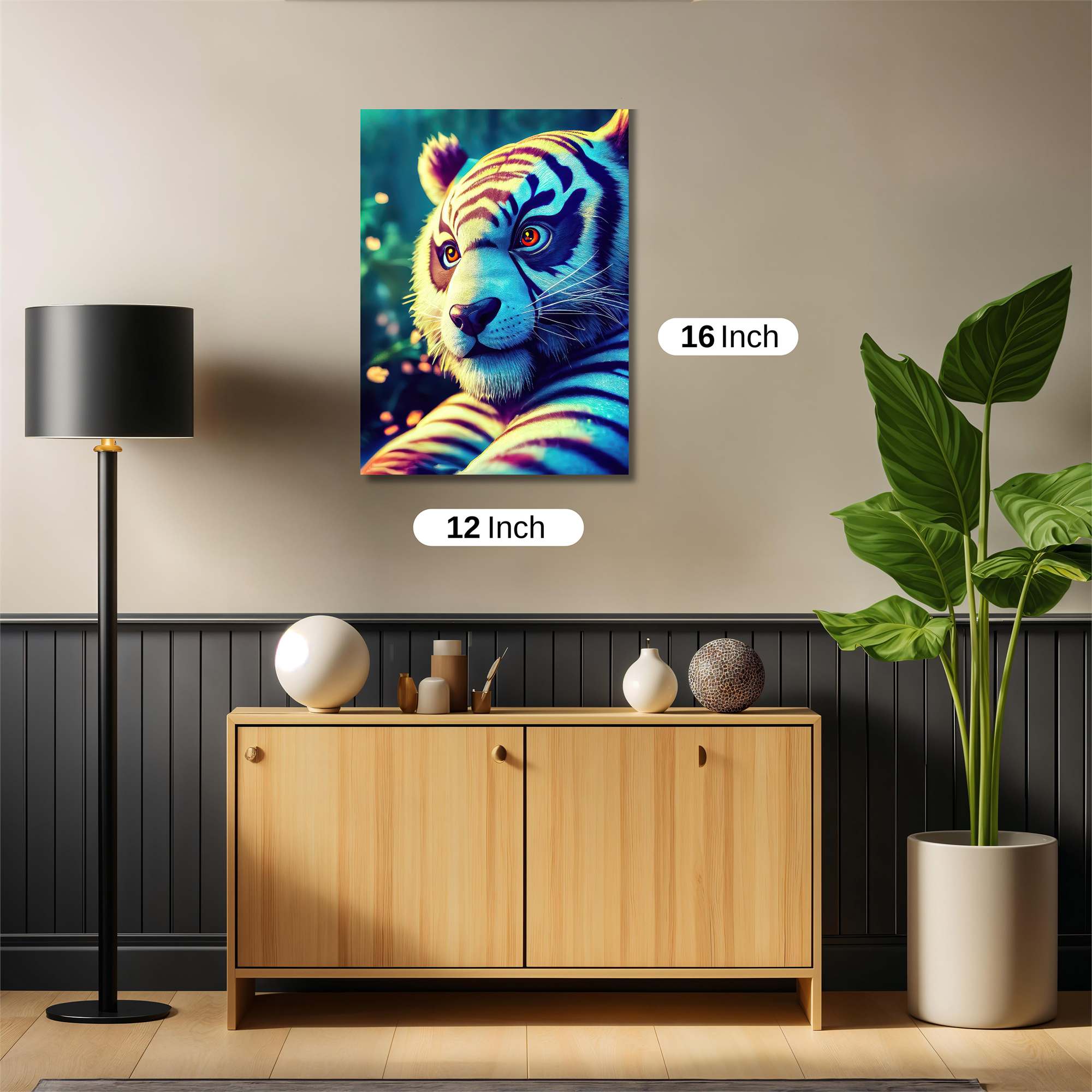Tiger Tranquil Safe Wall Magnetic / M