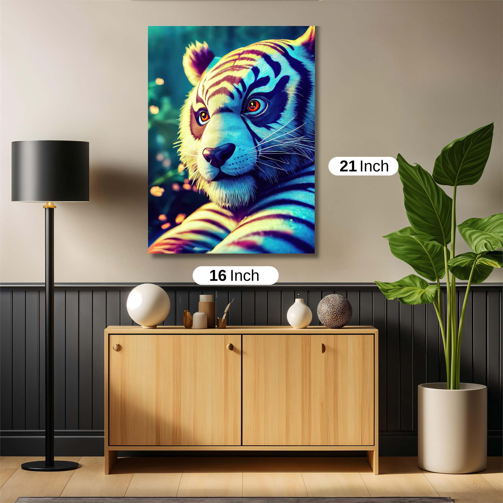 Tiger Tranquil Safe Wall Magnetic / M