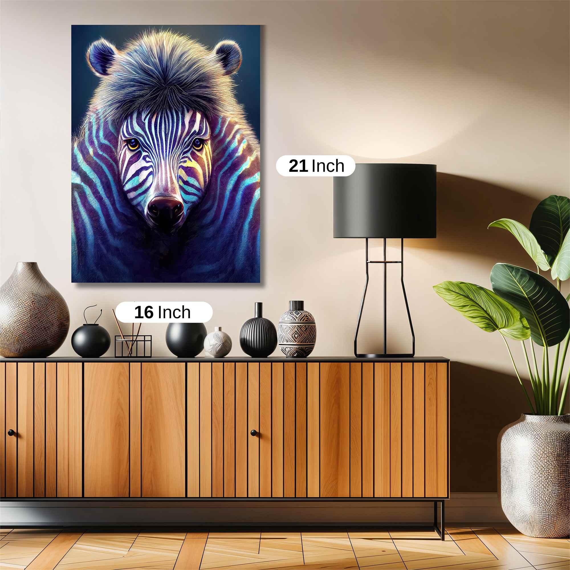 Zebra Enigma Safe Wall Magnetic / M