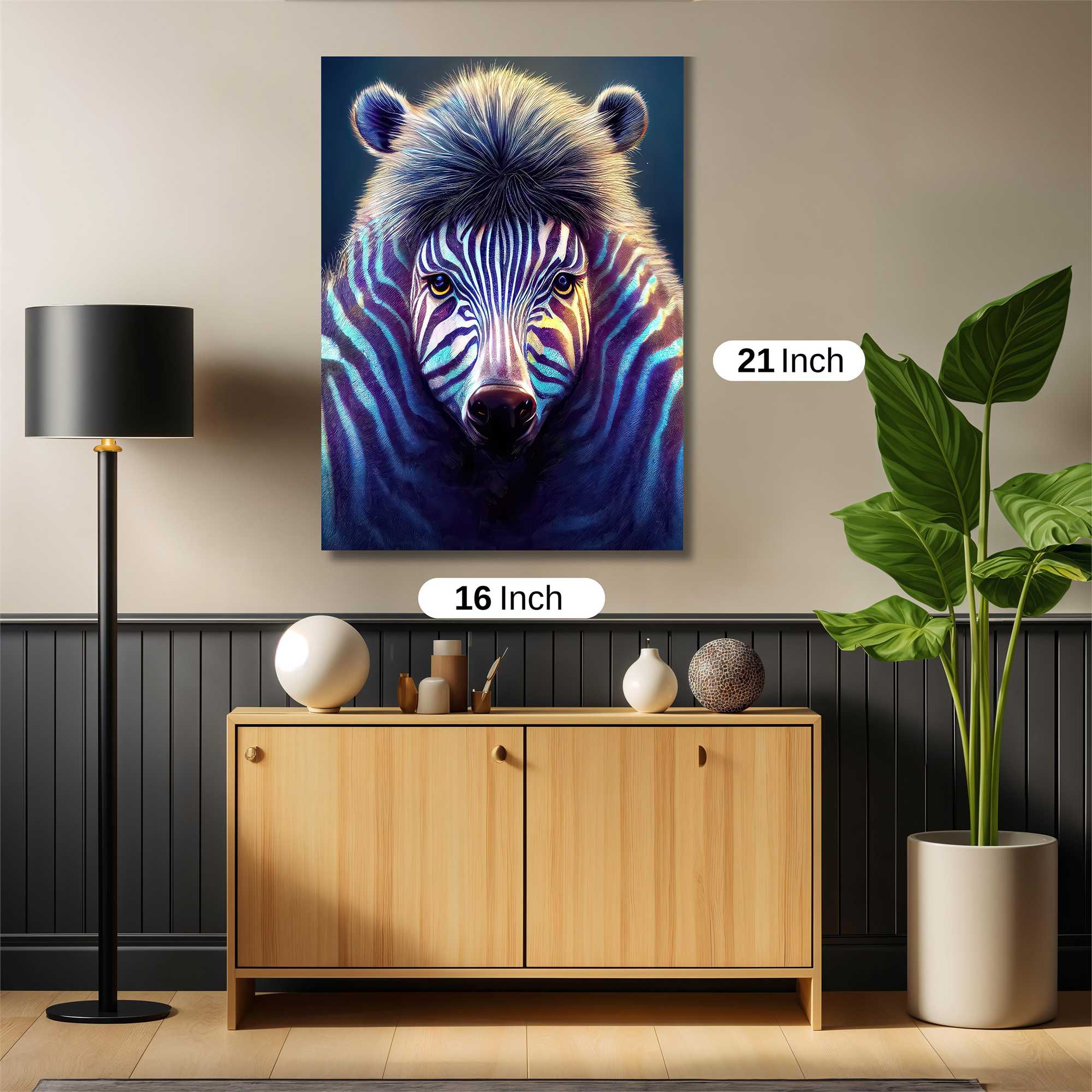 Zebra Enigma Safe Wall Magnetic / M