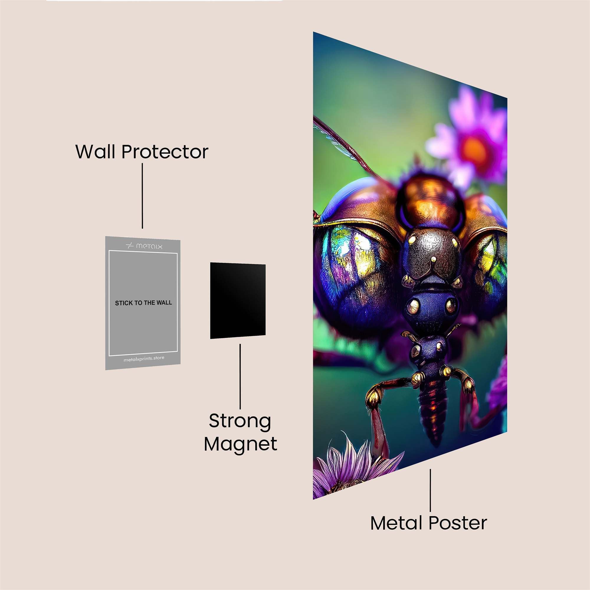 Cybernetic Serenity Safe Wall Magnetic / M