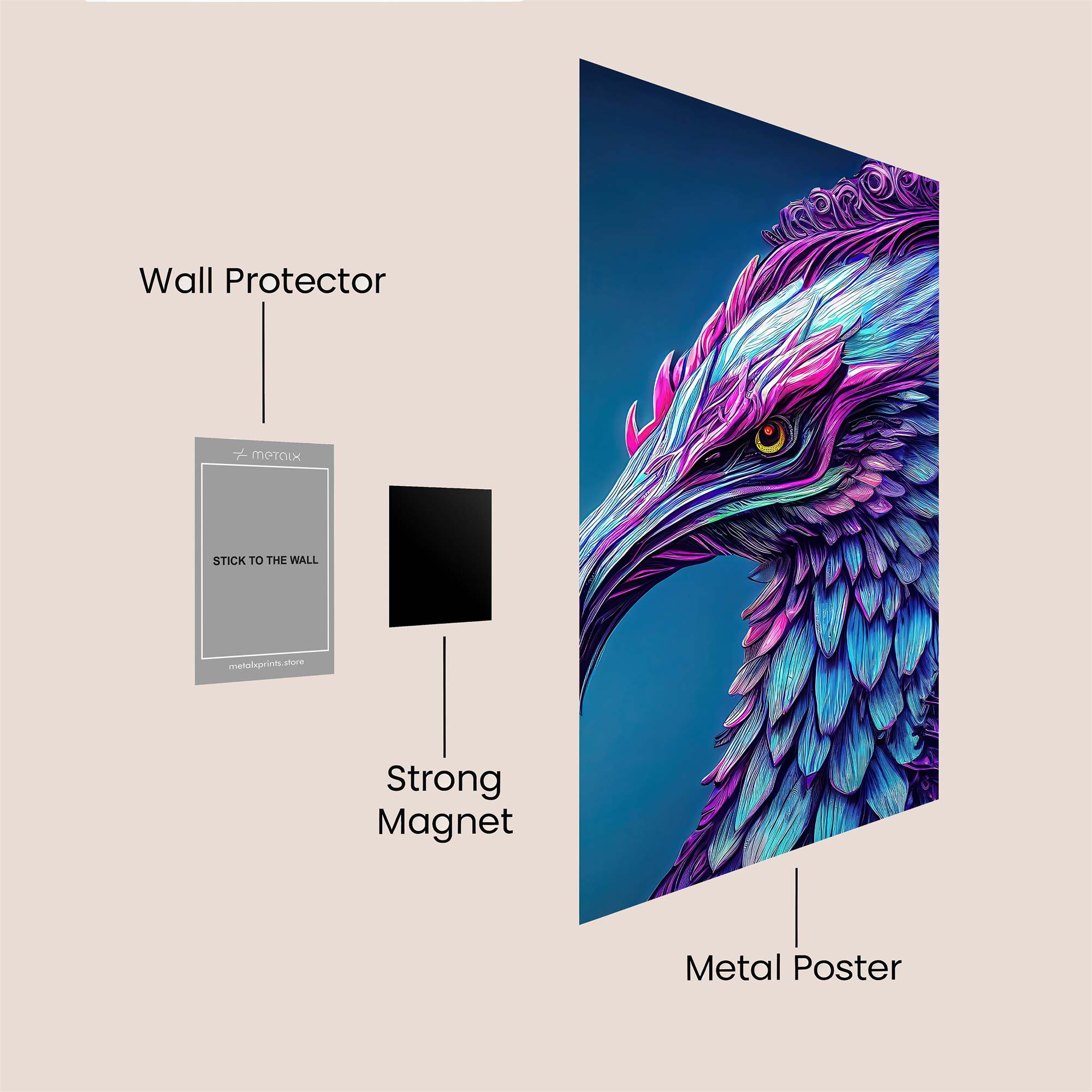 Phoenix Enigma Safe Wall Magnetic / M