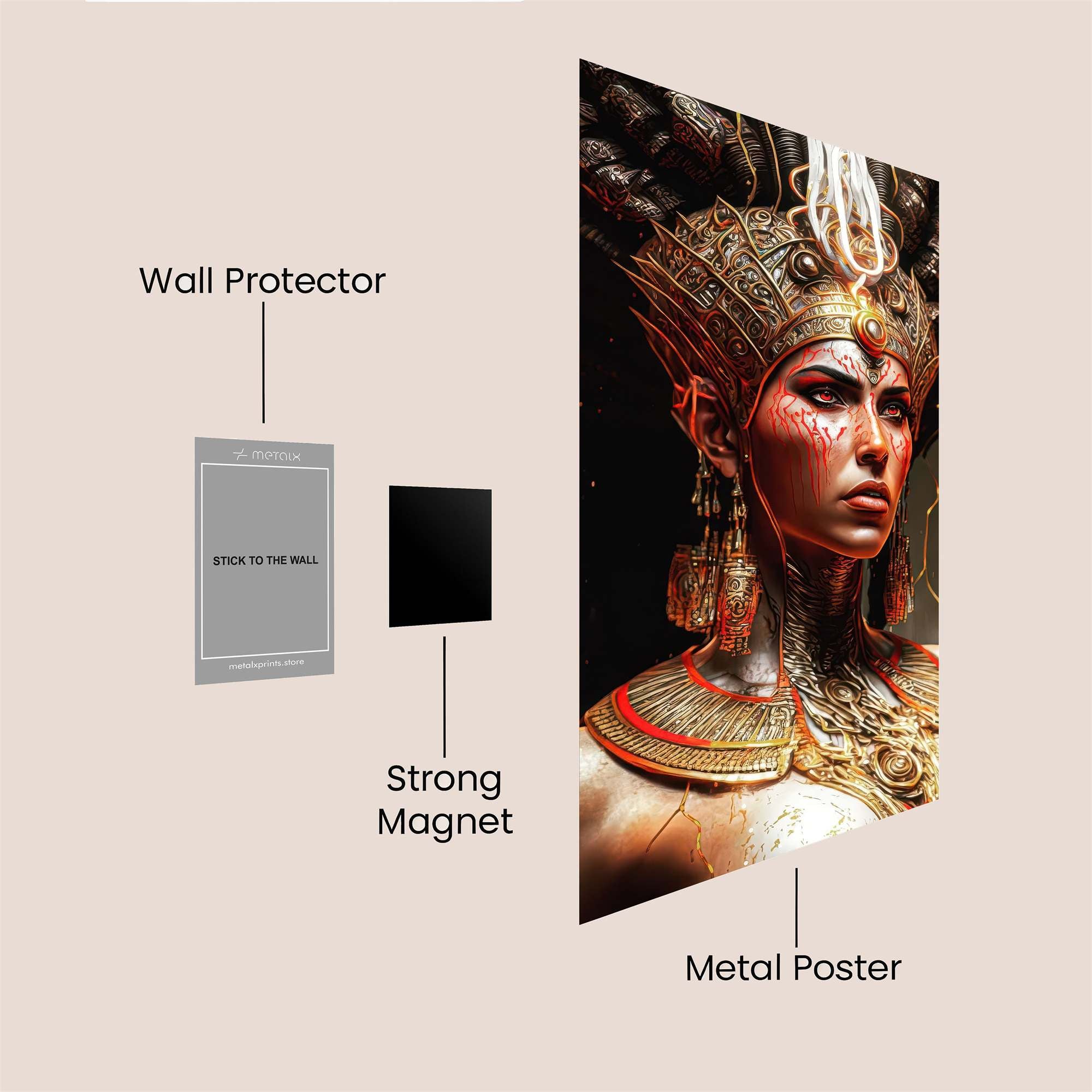 Nefertiti Divine Safe Wall Magnetic / M