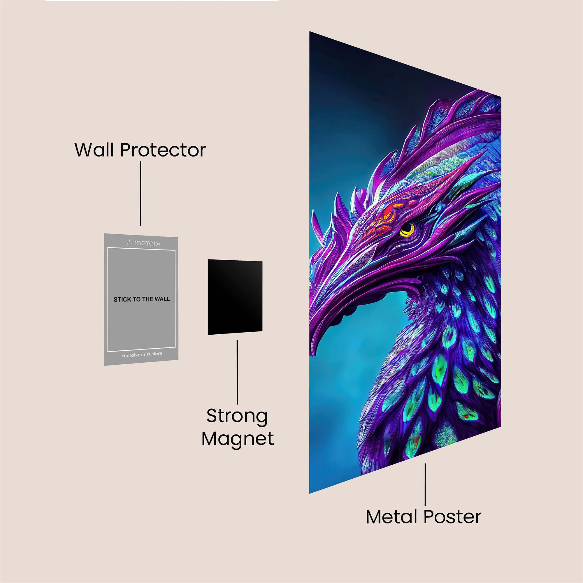 Phoenix Enigma Safe Wall Magnetic / M