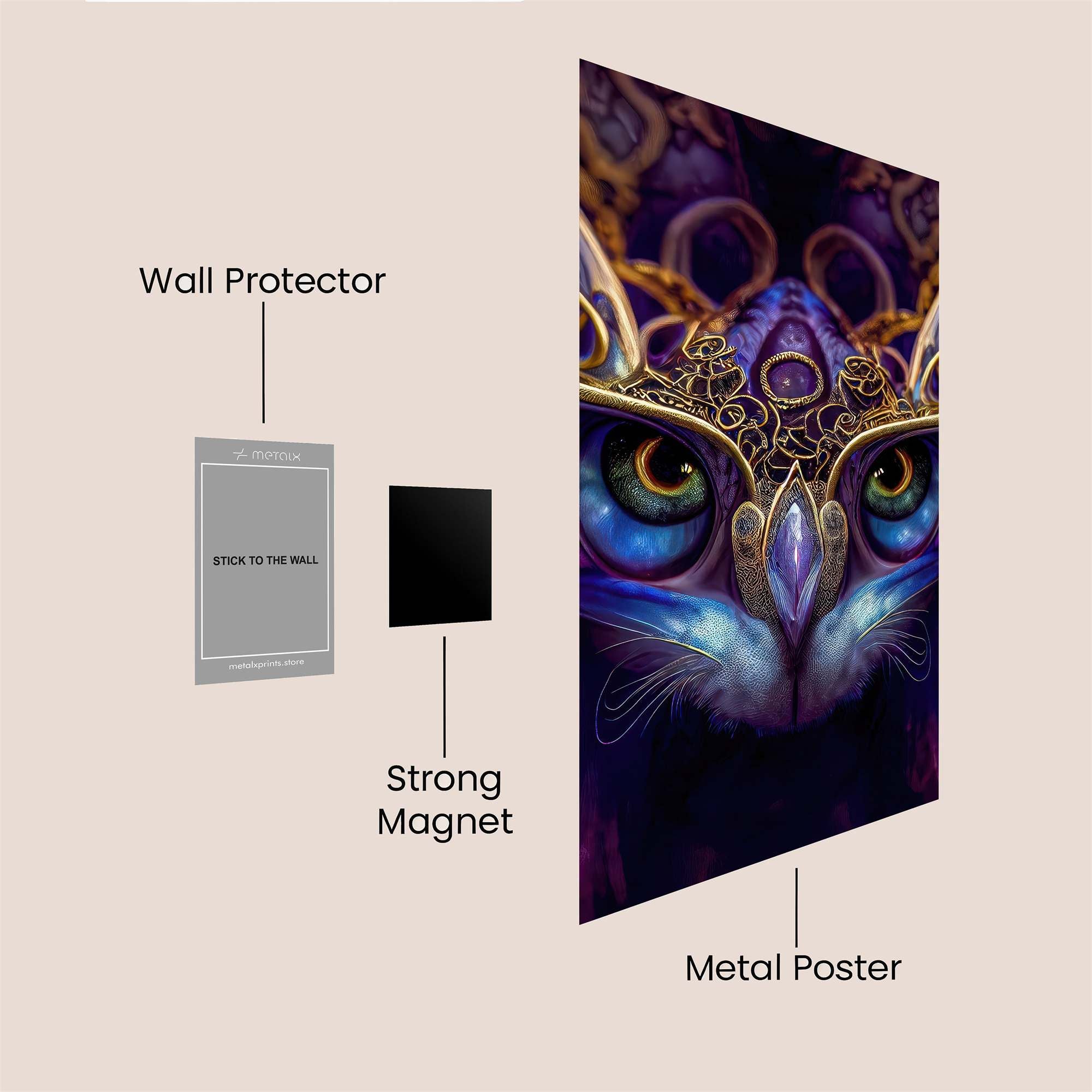 Mystic Elegance Safe Wall Magnetic / M