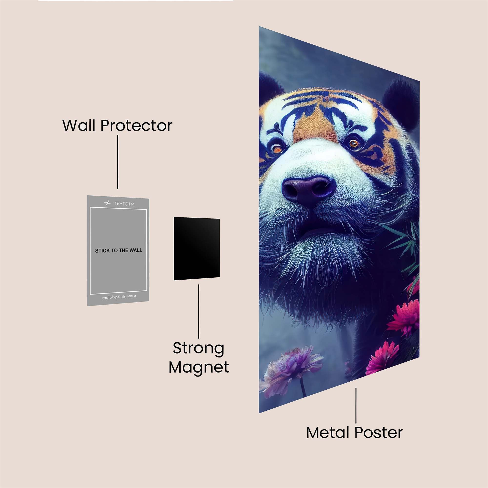 Tiger Enigma Safe Wall Magnetic / M