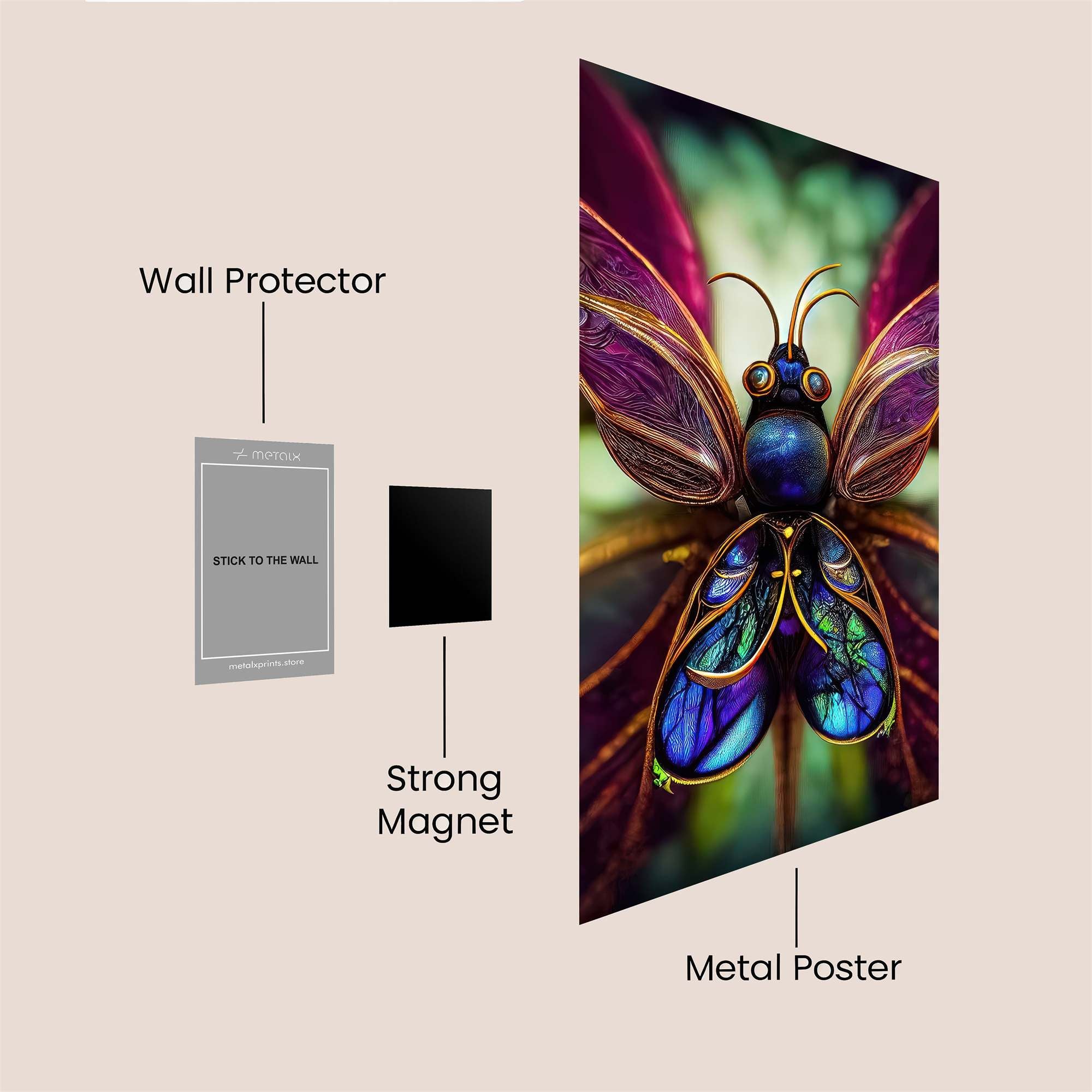 Jewel Serenity Safe Wall Magnetic / M