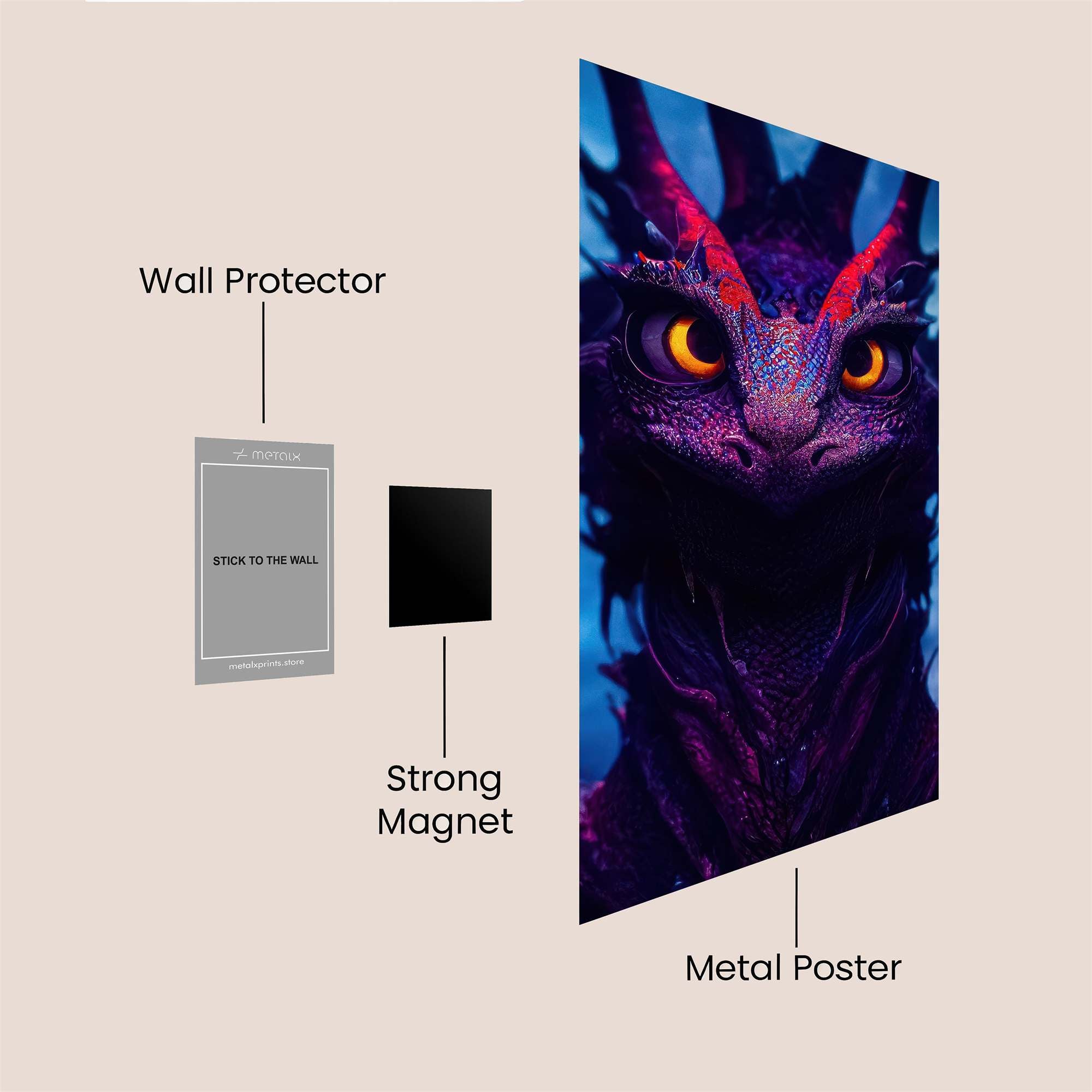 Dragon Enigma Safe Wall Magnetic / M