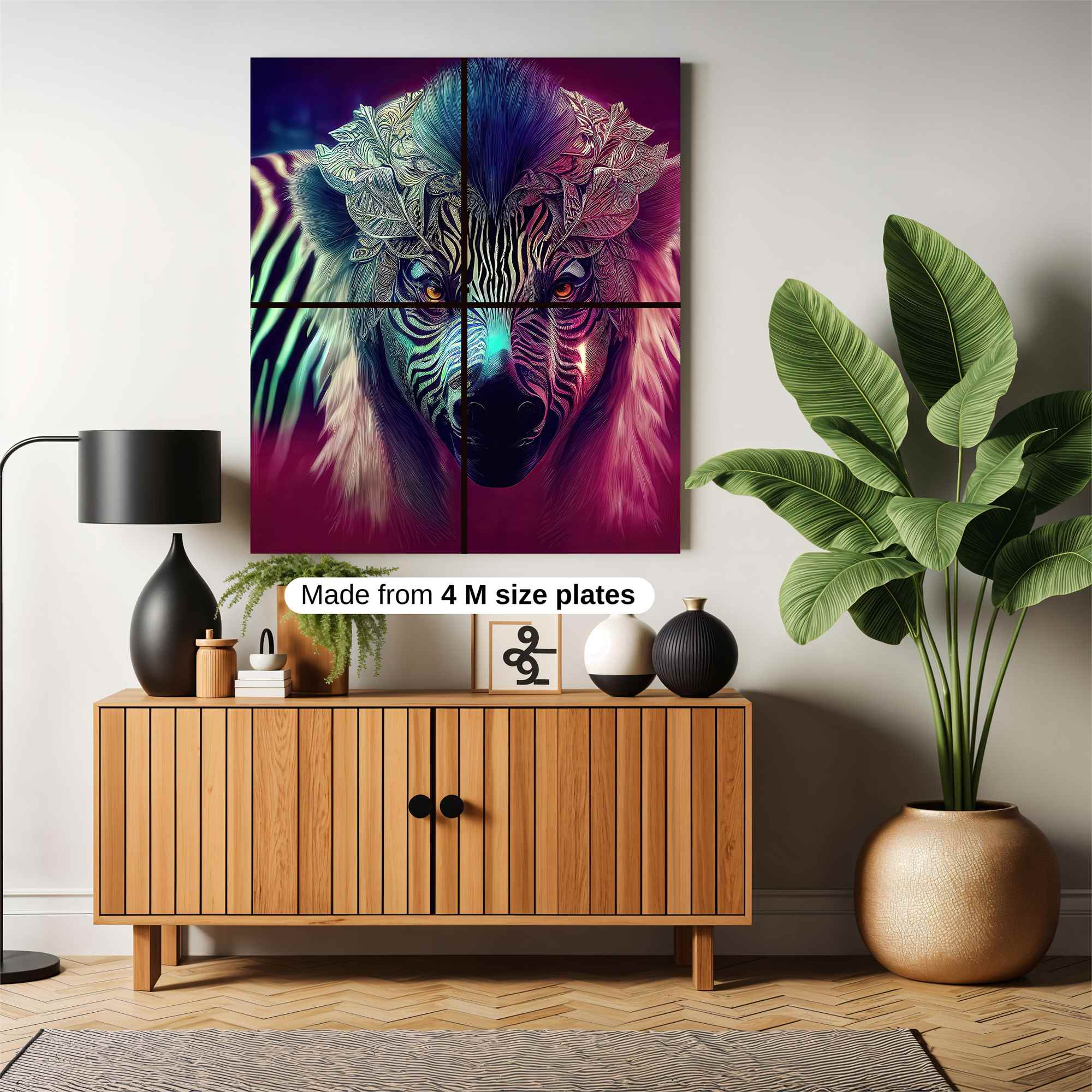 Zebra Enigma Safe Wall Magnetic / M