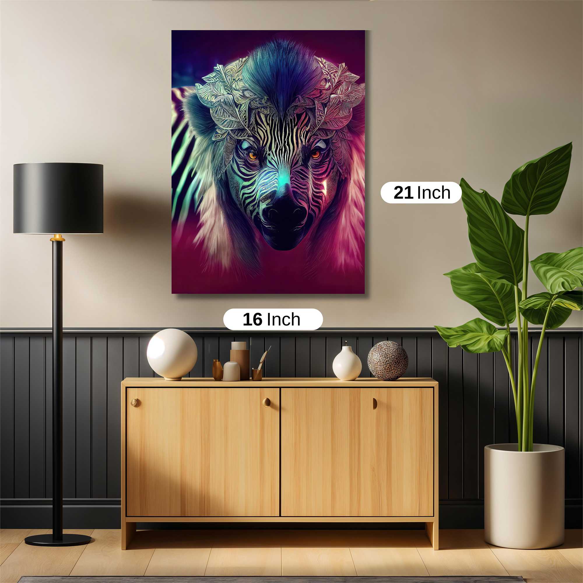 Zebra Enigma Safe Wall Magnetic / M