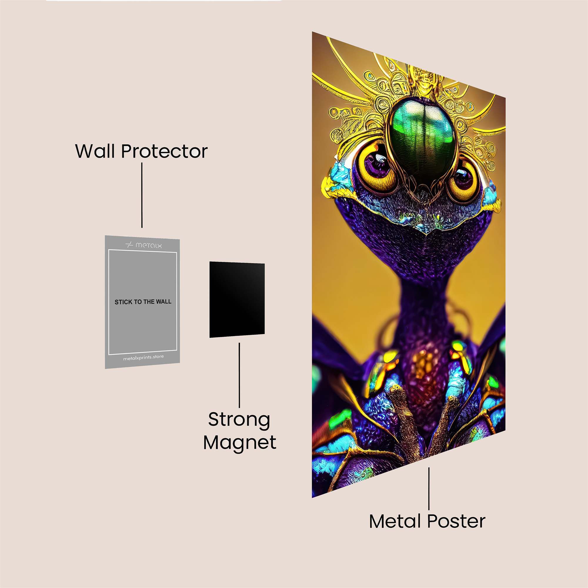 Jewel Majesty Safe Wall Magnetic / M