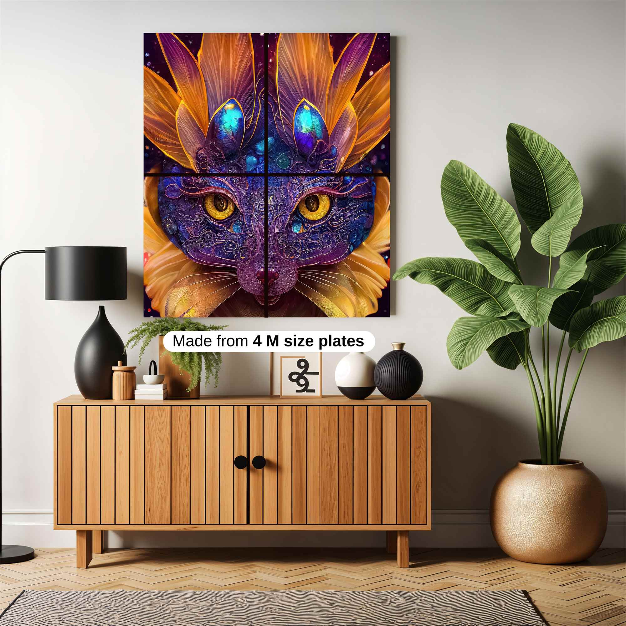 Cat Enchantment Safe Wall Magnetic / M