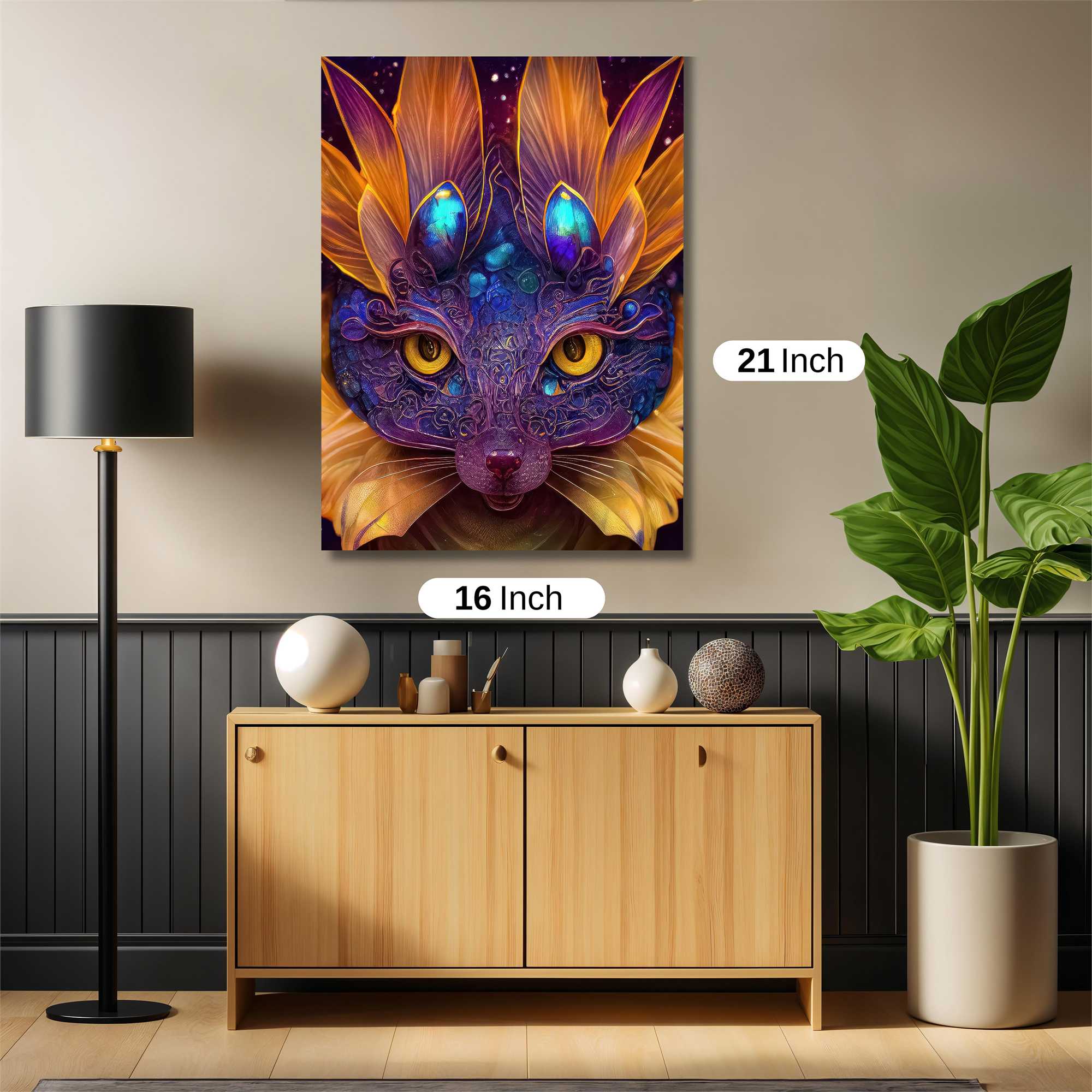 Cat Enchantment Safe Wall Magnetic / M