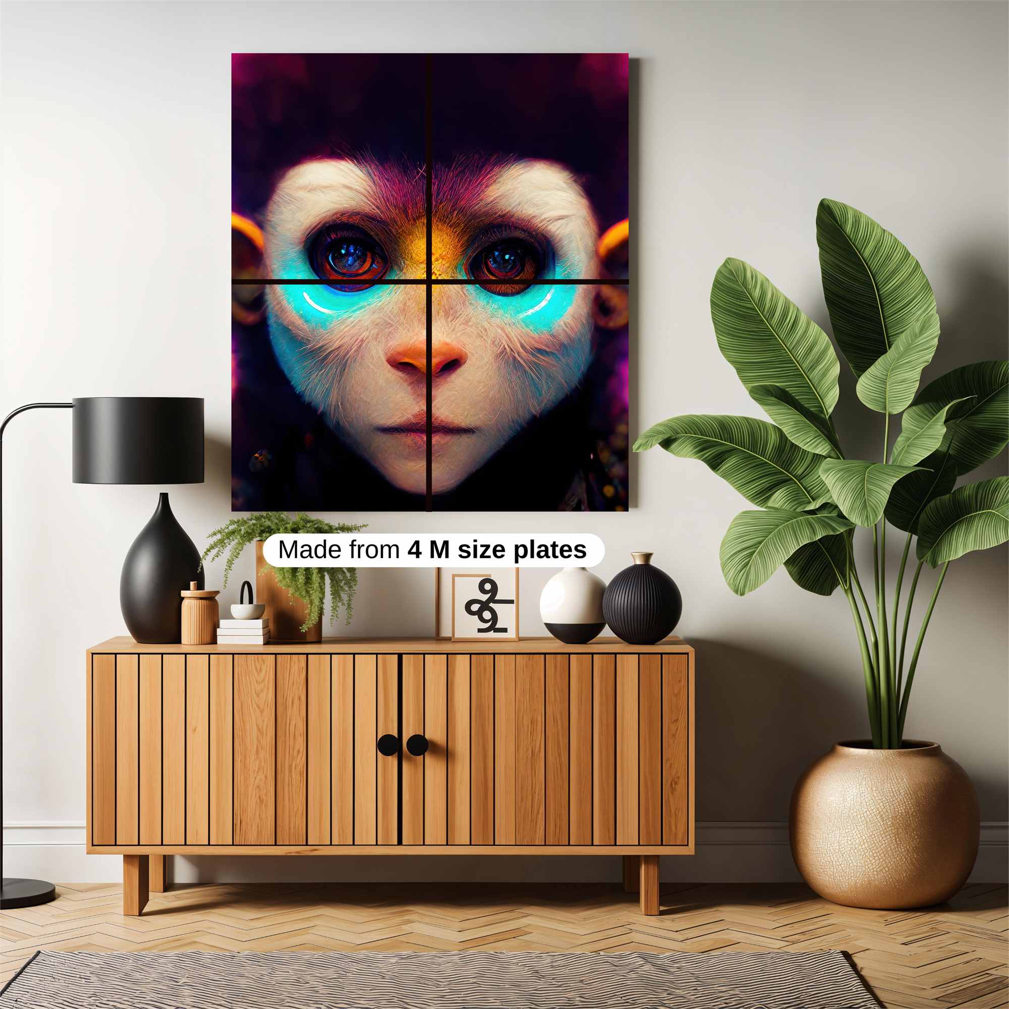 Monkey Radiant Safe Wall Magnetic / M