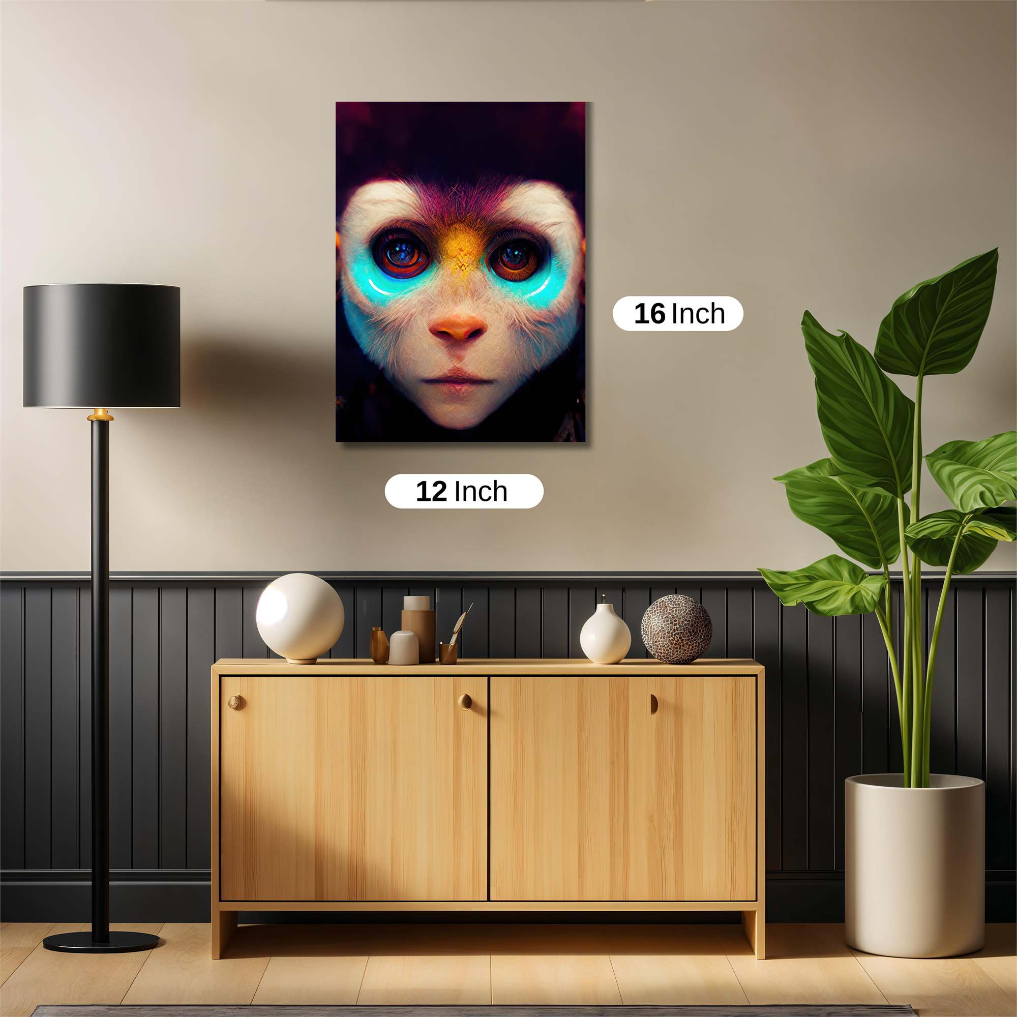 Monkey Radiant Safe Wall Magnetic / M