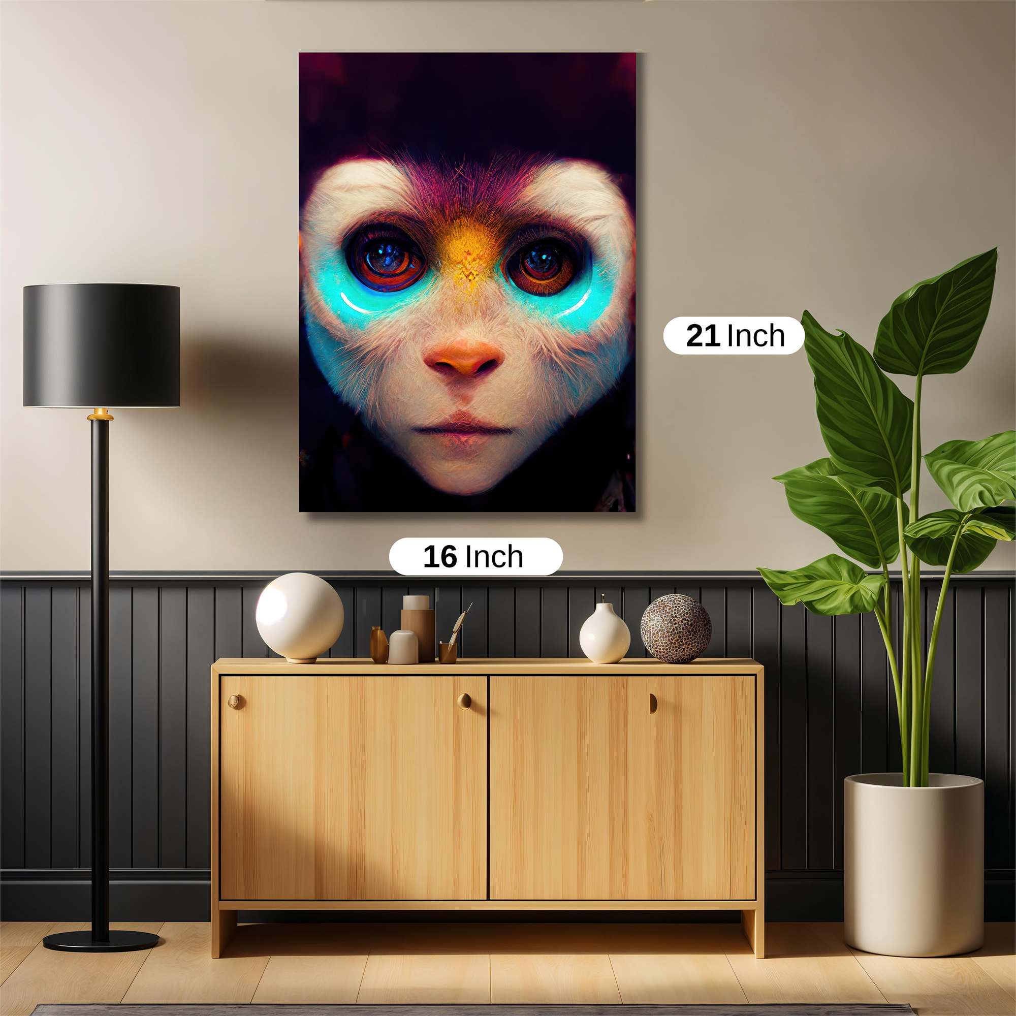 Monkey Radiant Safe Wall Magnetic / M