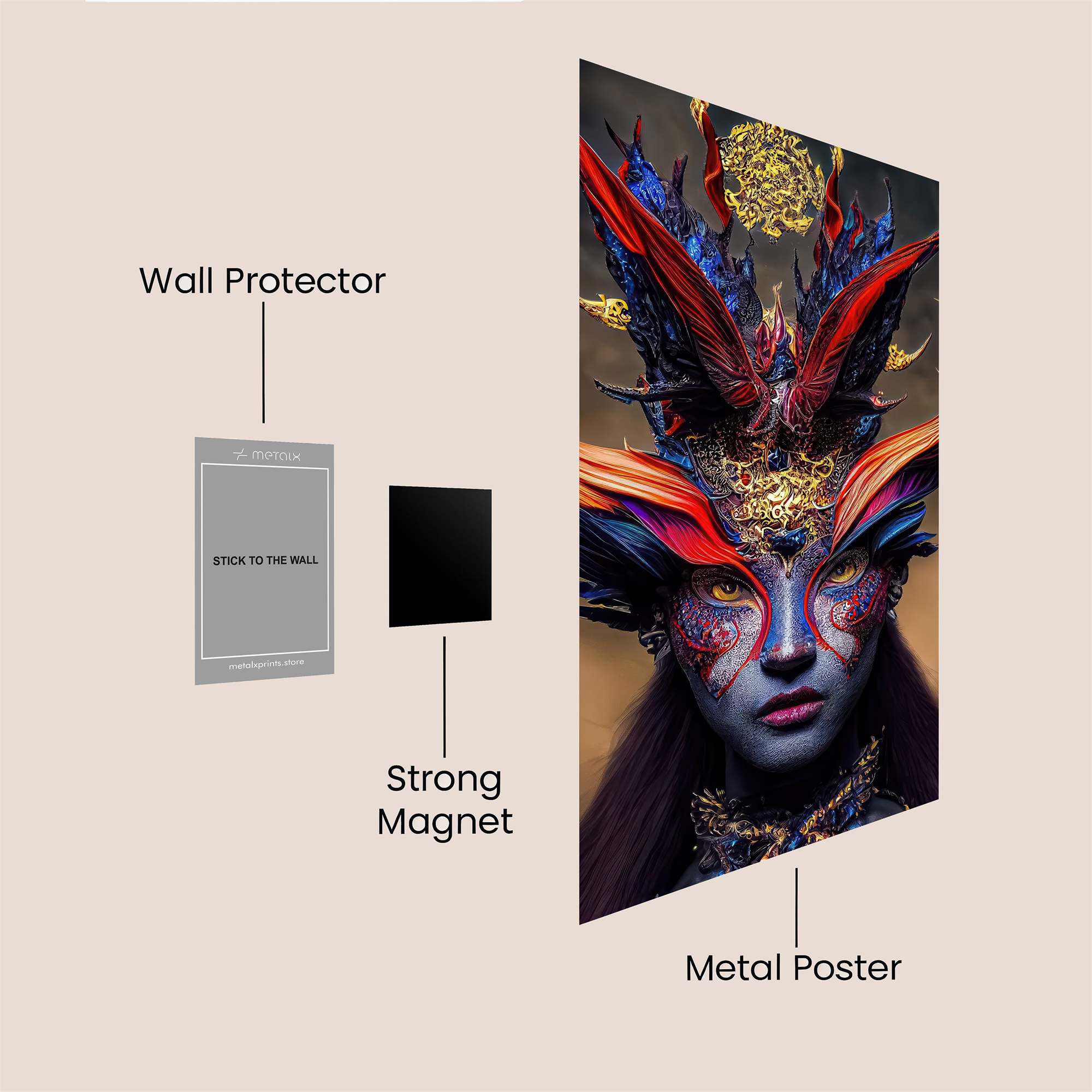 Phoenix Enigma Safe Wall Magnetic / M
