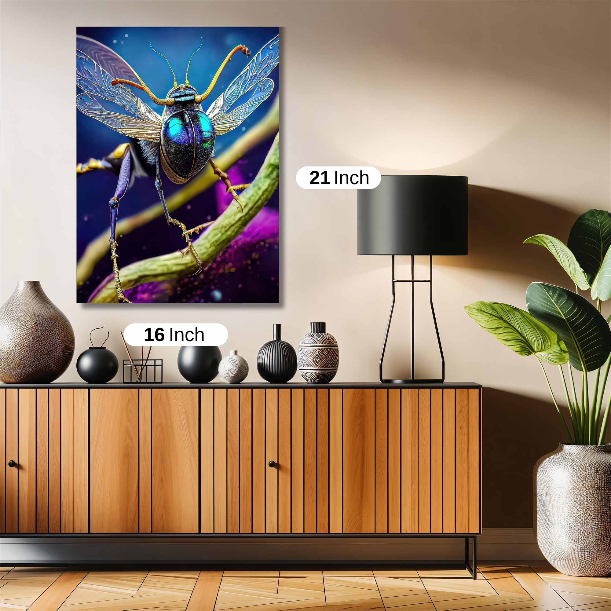 Beetle Whimsy Safe Wall Magnetic / M