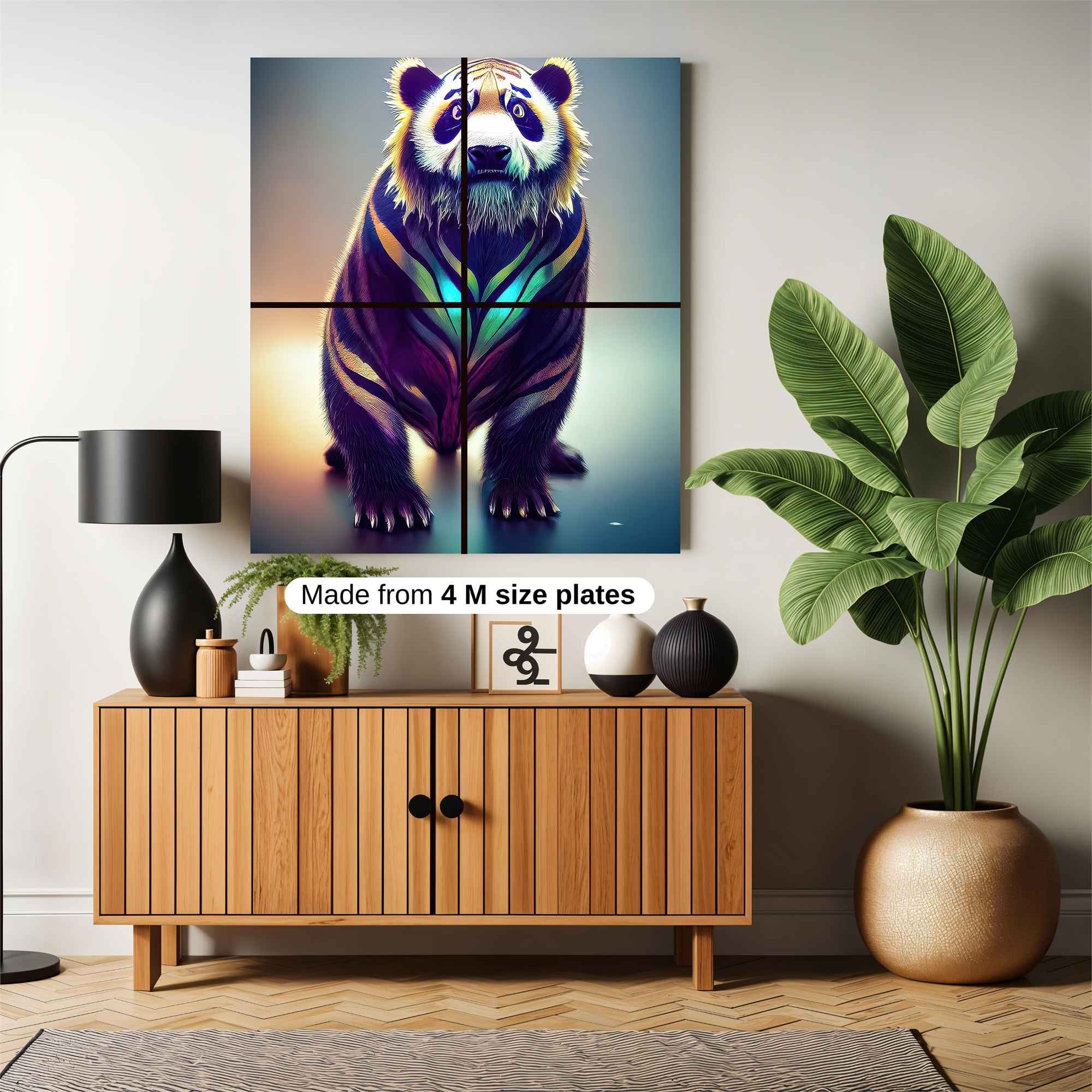 Panda Prism Safe Wall Magnetic / M
