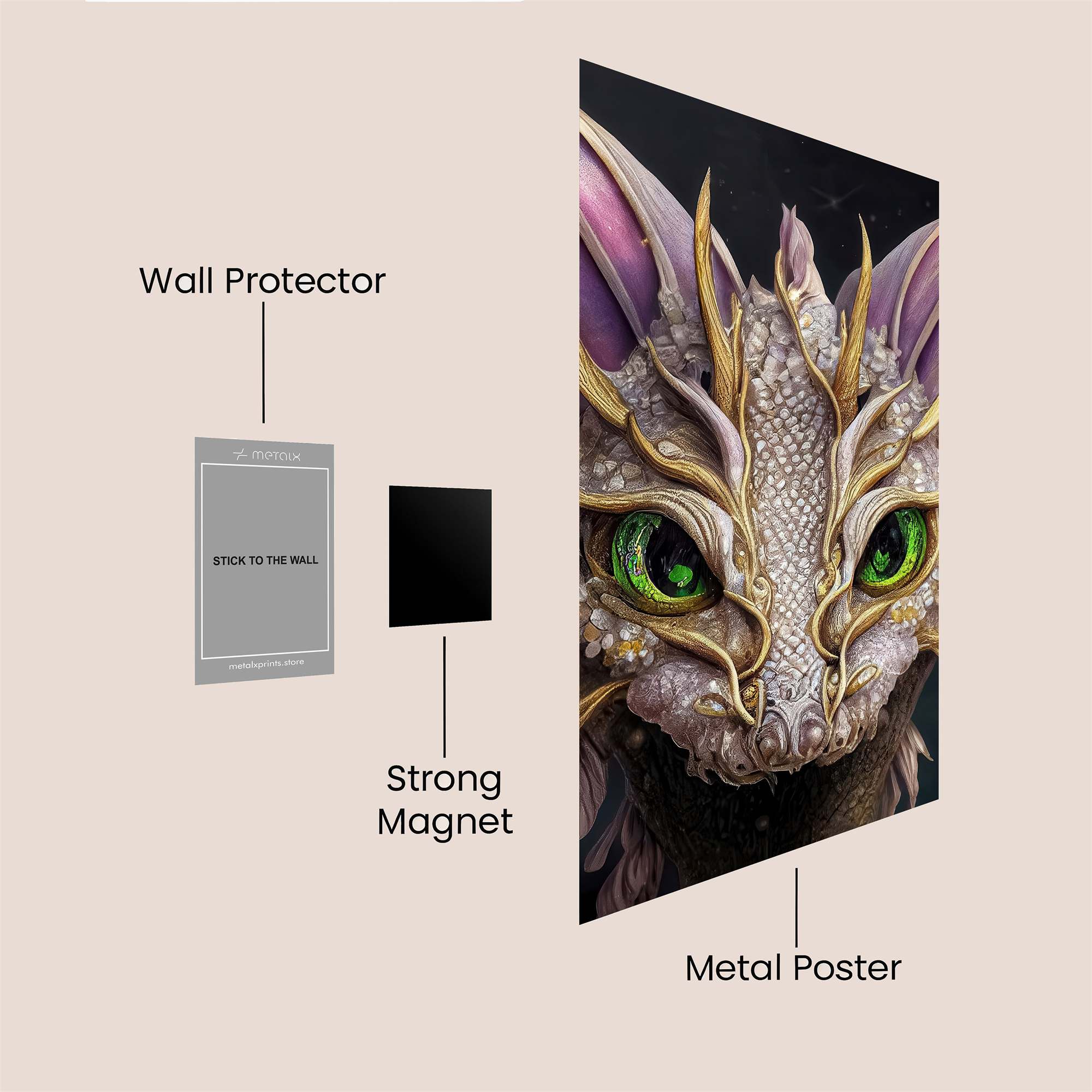 Dragon Enigma Safe Wall Magnetic / M
