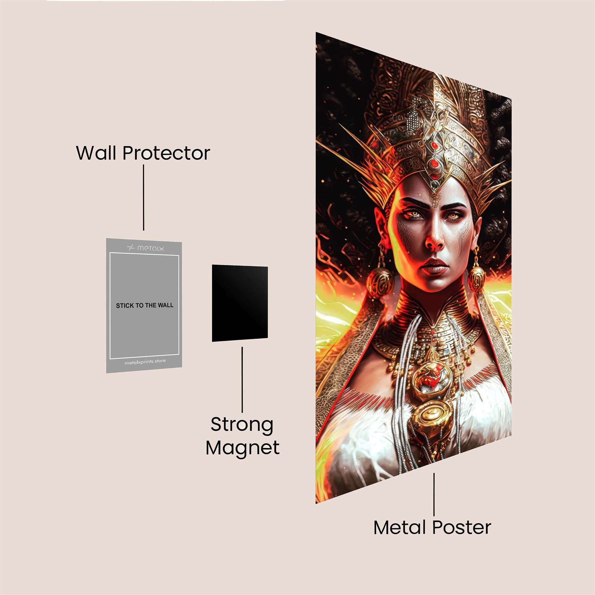 Cleopatra Fierce Safe Wall Magnetic / M