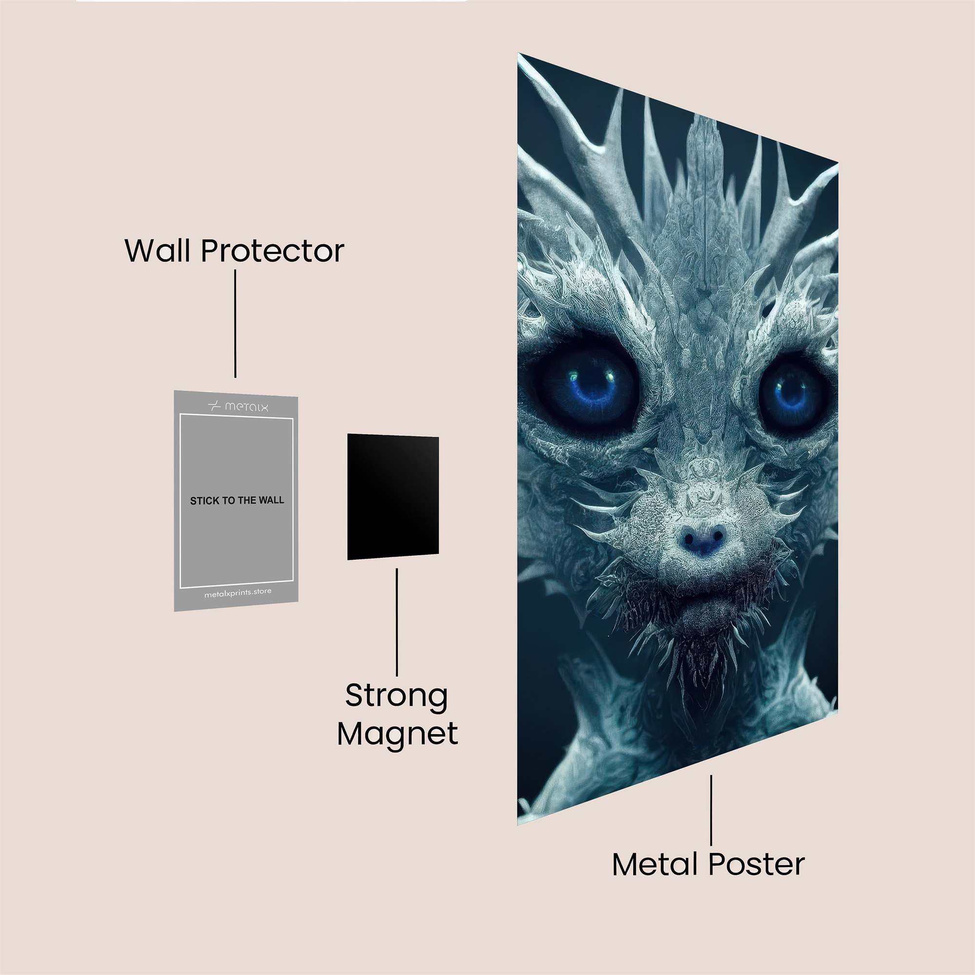 Frosty Enigma Safe Wall Magnetic / M
