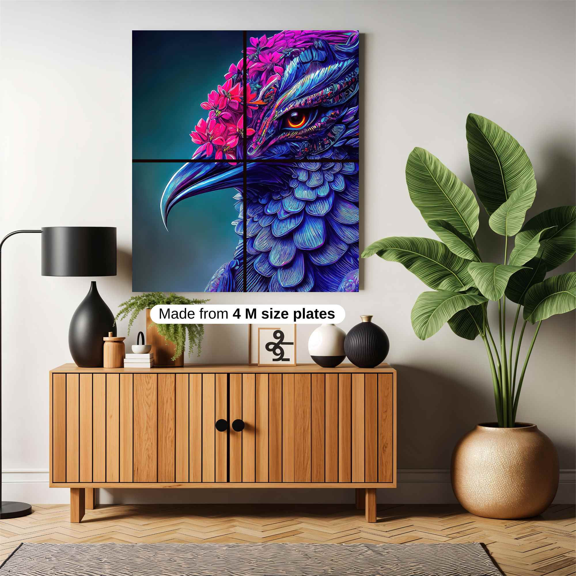 Phoenix Bloom Safe Wall Magnetic / M