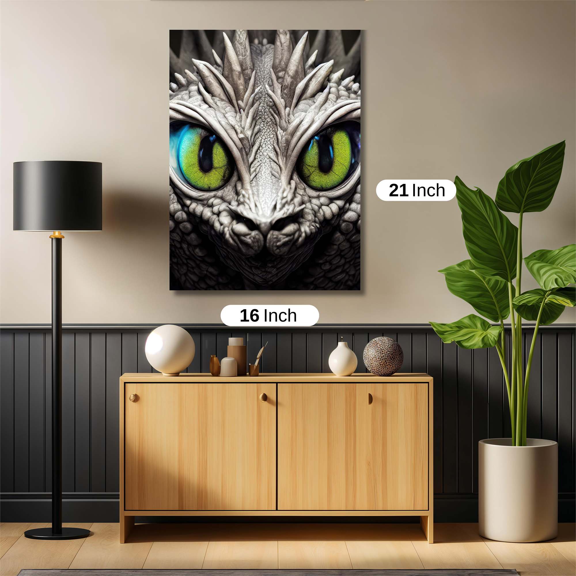 Dragon Gaze Safe Wall Magnetic / M