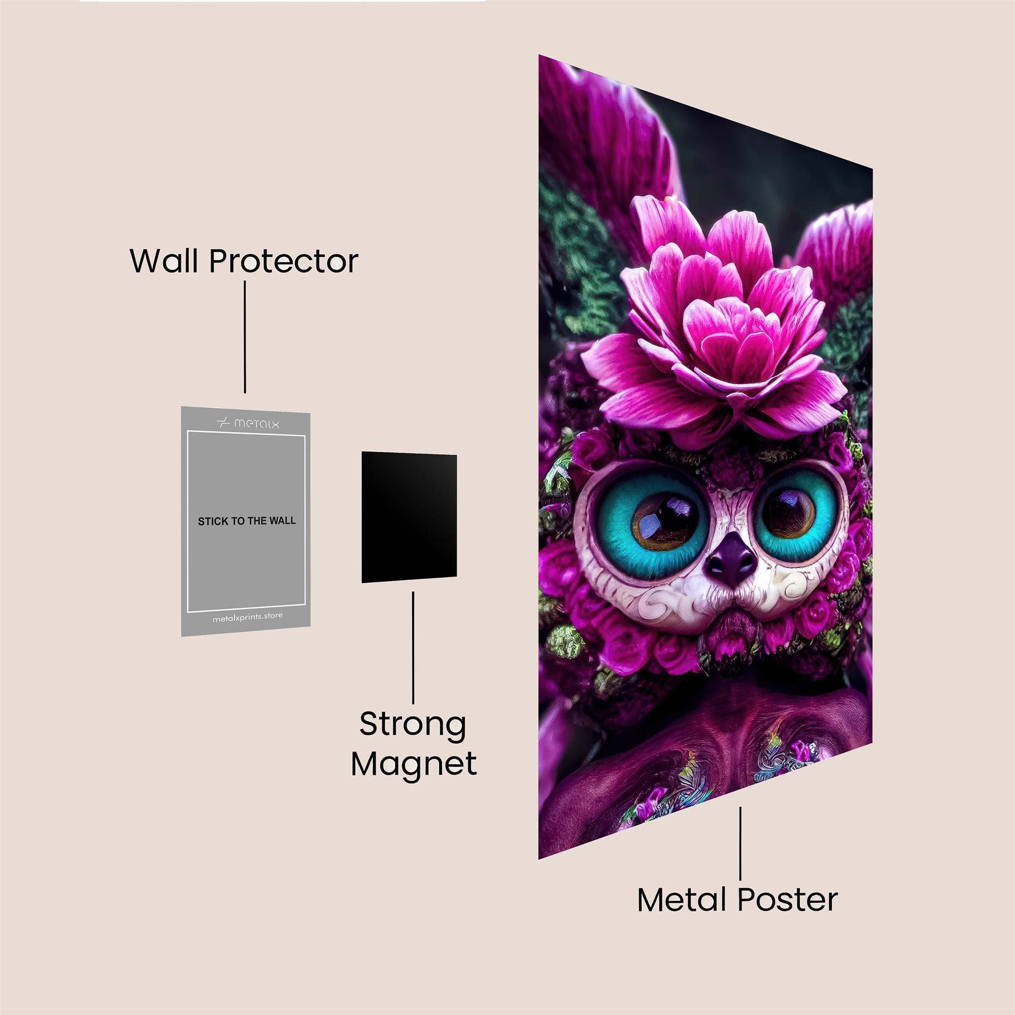 Owl Enchant Safe Wall Magnetic / M