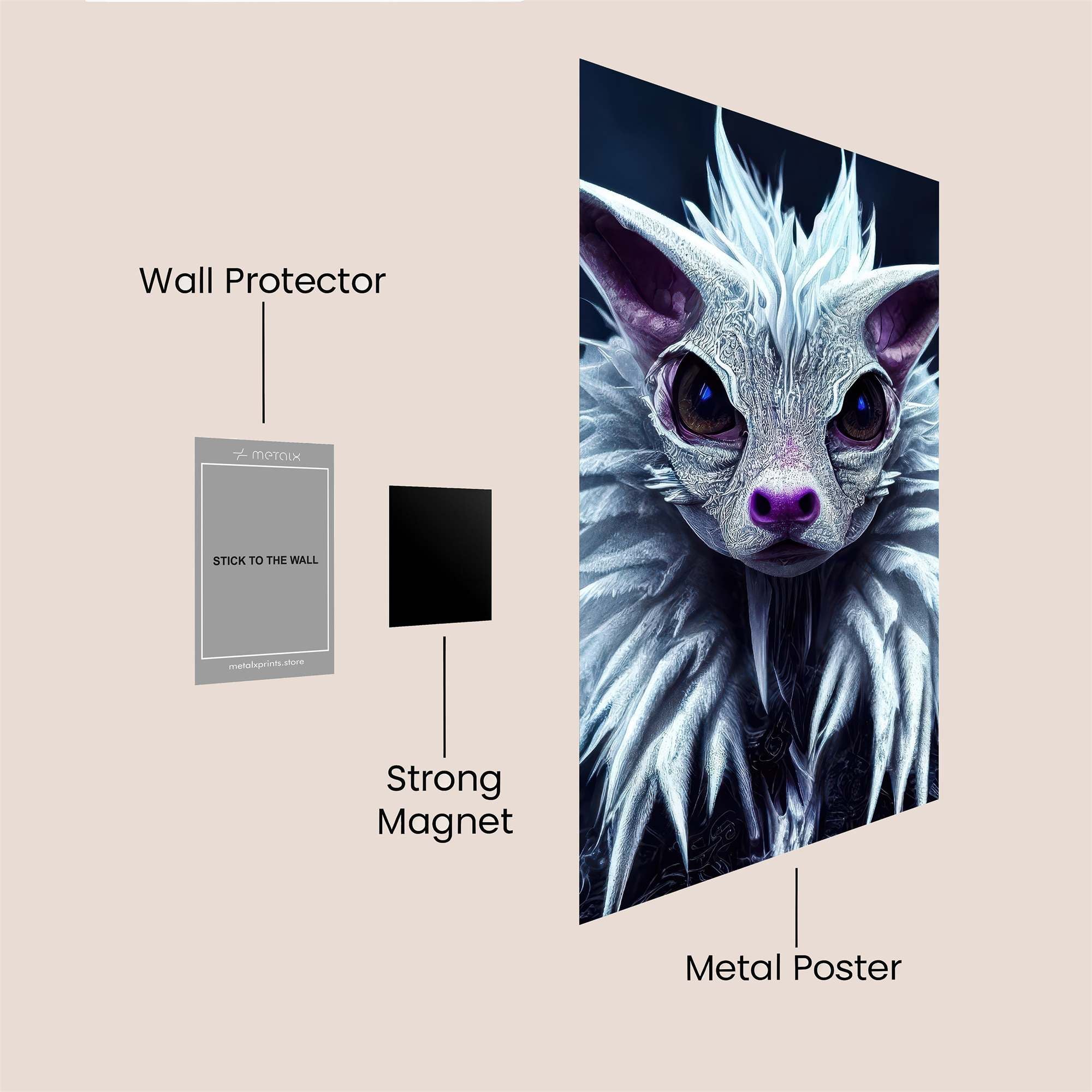 Frost Bat Safe Wall Magnetic / M