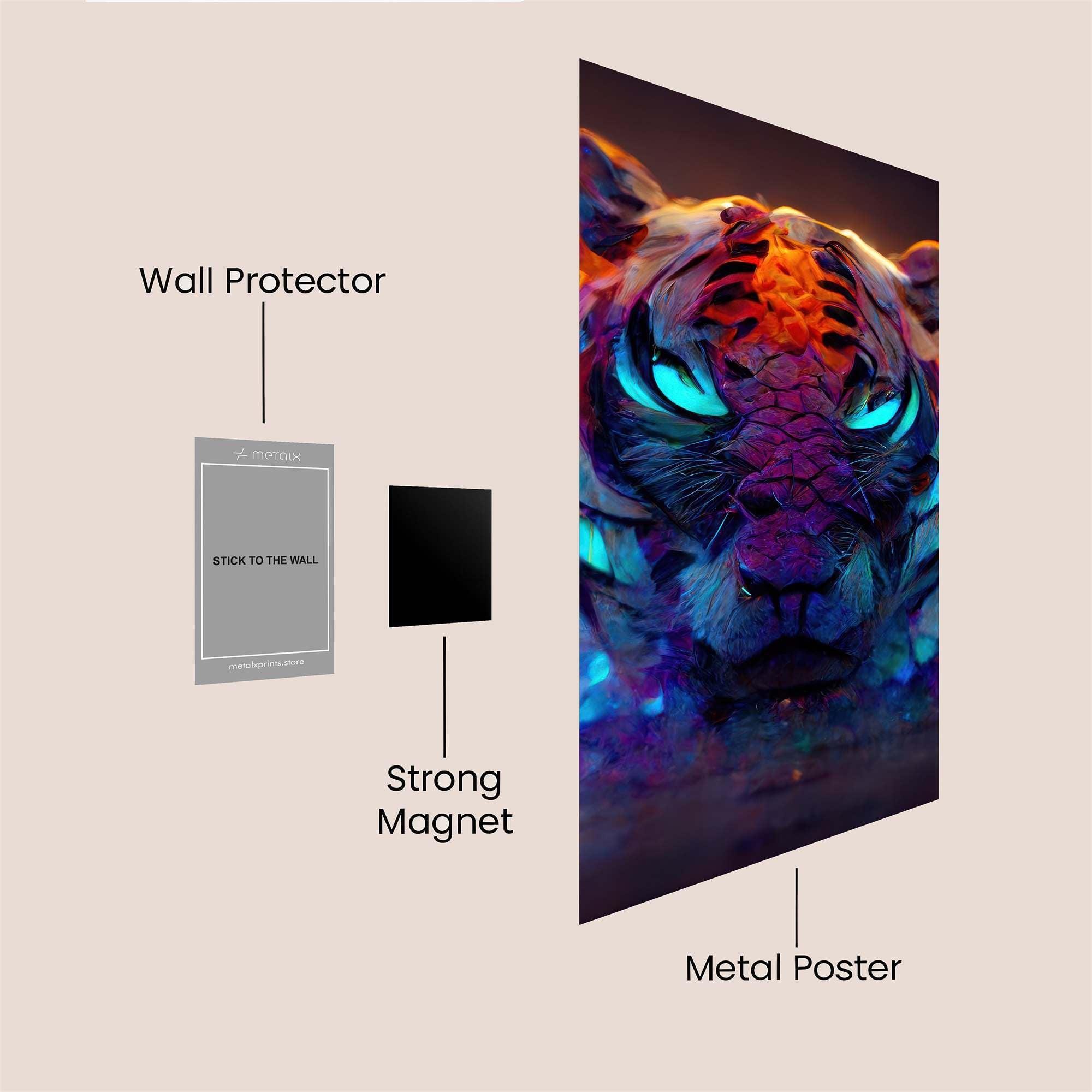 Tiger Radiance Safe Wall Magnetic / M