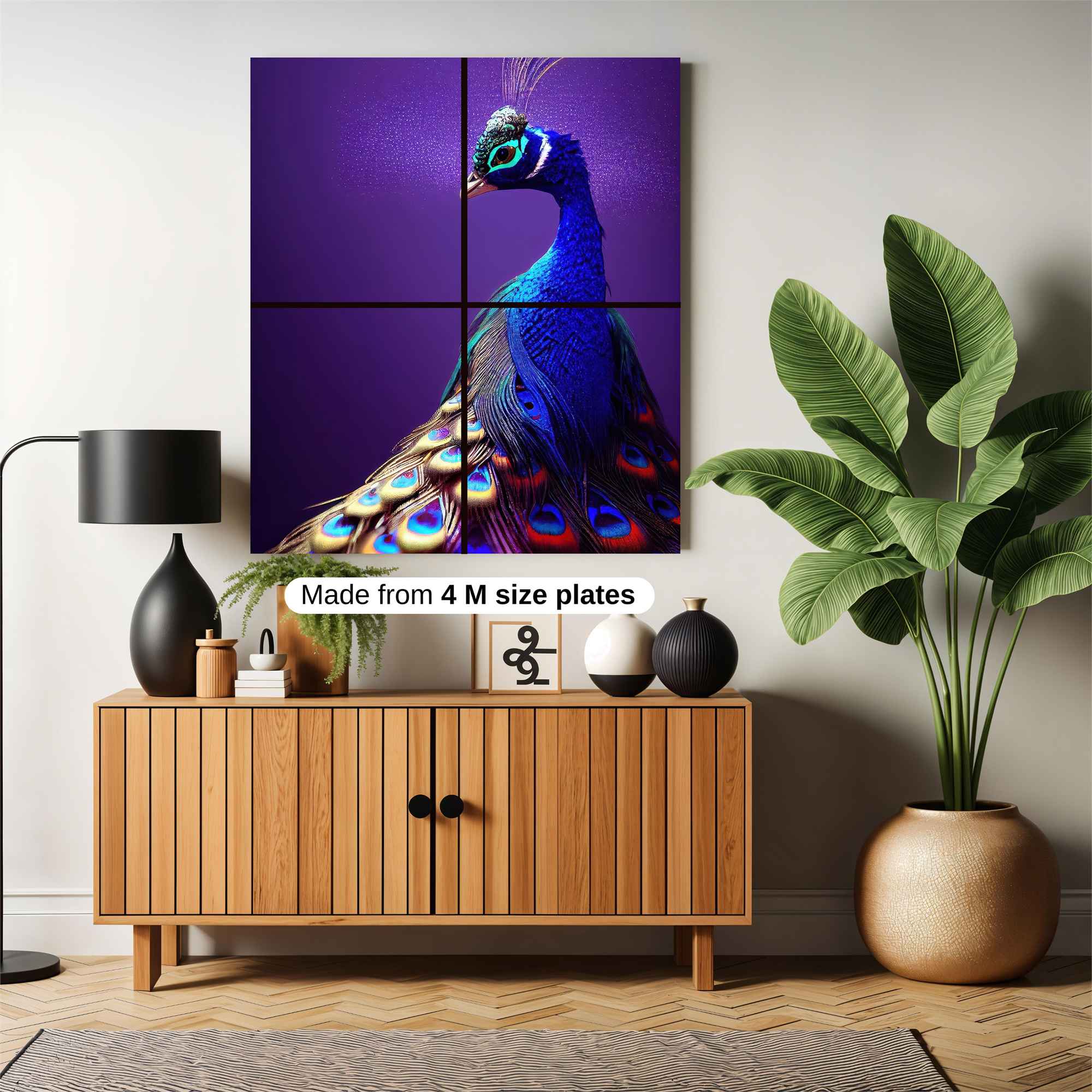 Peacock Radiant Safe Wall Magnetic / M