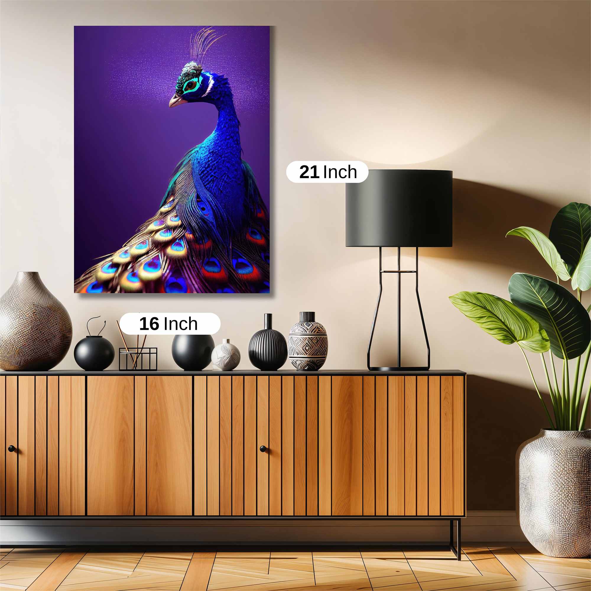 Peacock Radiant Safe Wall Magnetic / M