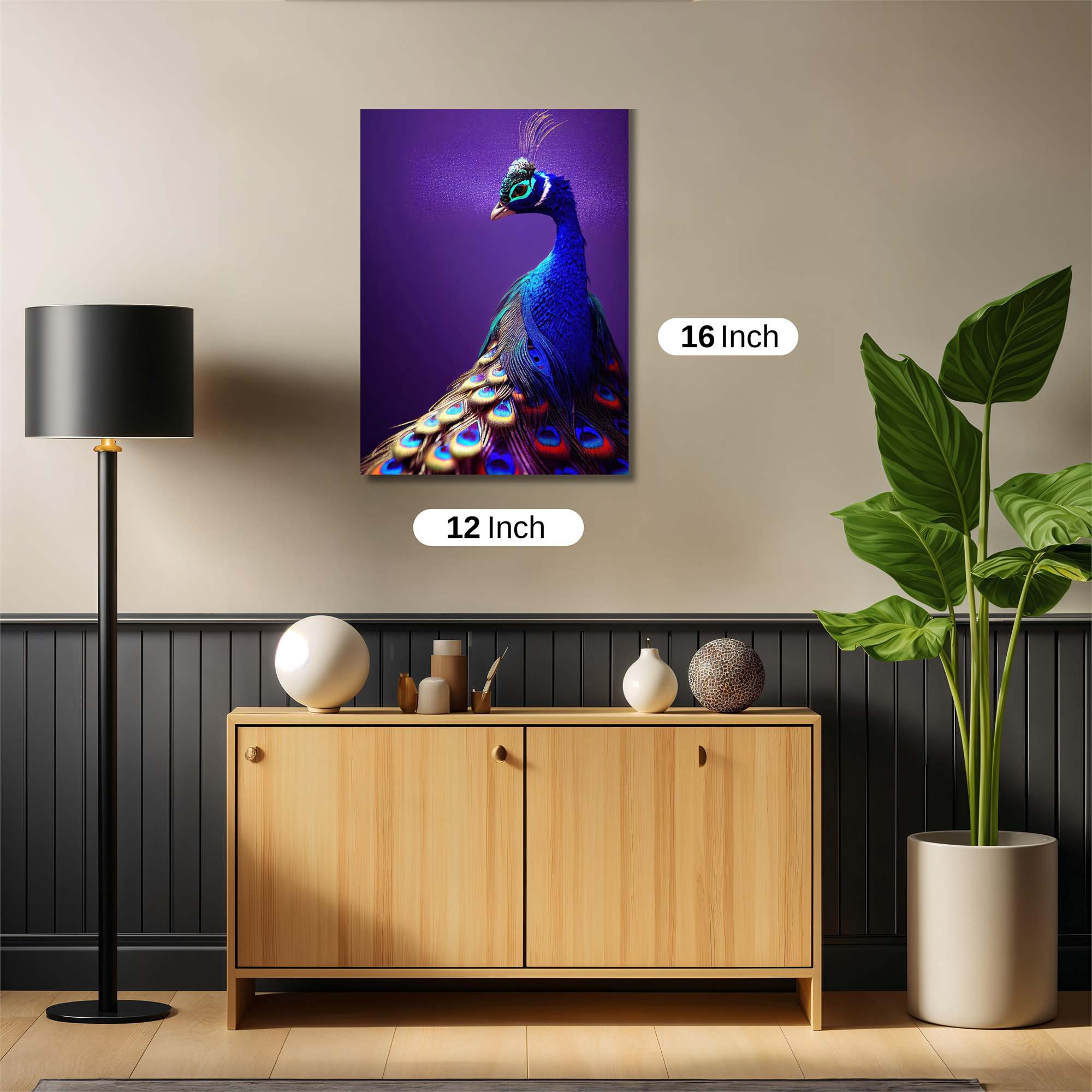 Peacock Radiant Safe Wall Magnetic / M