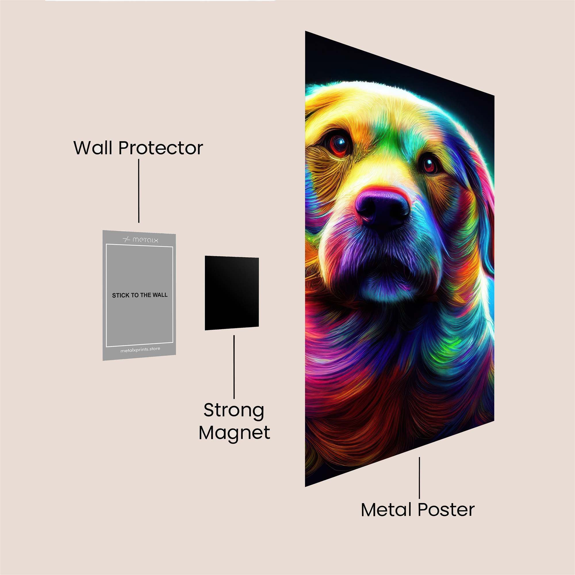 Golden Dream Safe Wall Magnetic / M